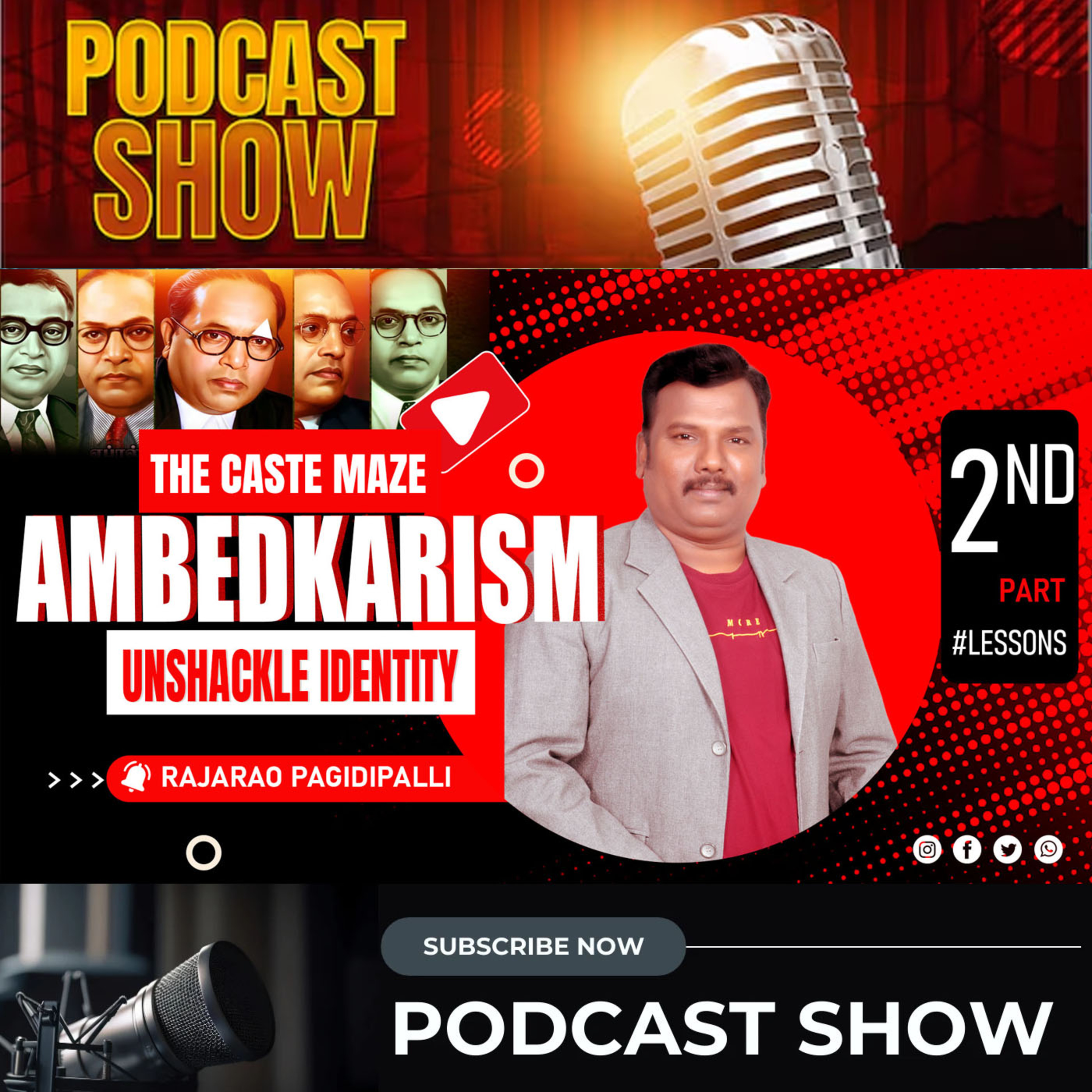 The Caste Maze | Finding a Way Out Through Ambedkarism | Unshackling Identity | RajaRao Pagidipalli episode artwork