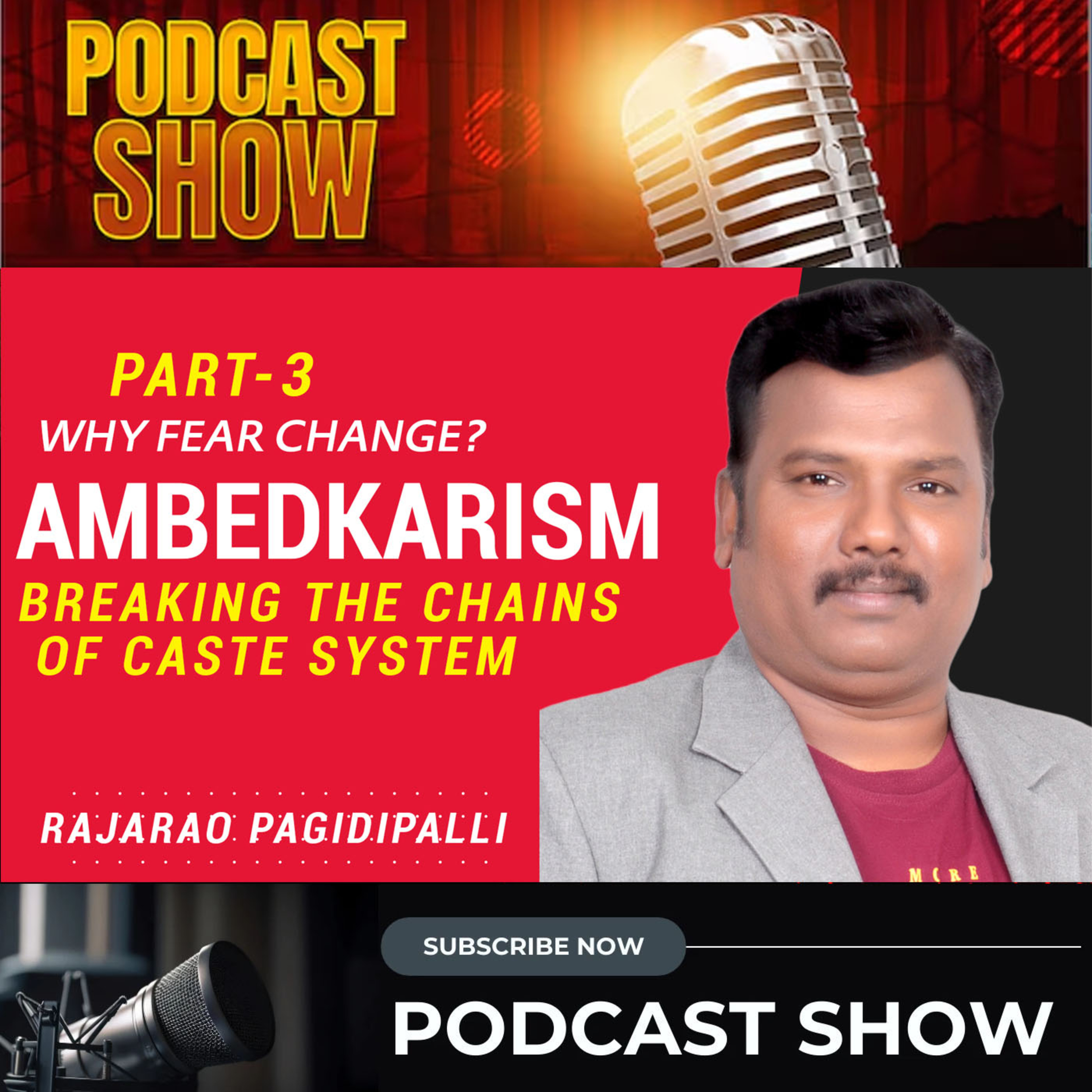 Ambedkarism | Why Fear Change?| Breaking the Chains of Caste System | Politics | RajaRao Pagidipalli episode artwork