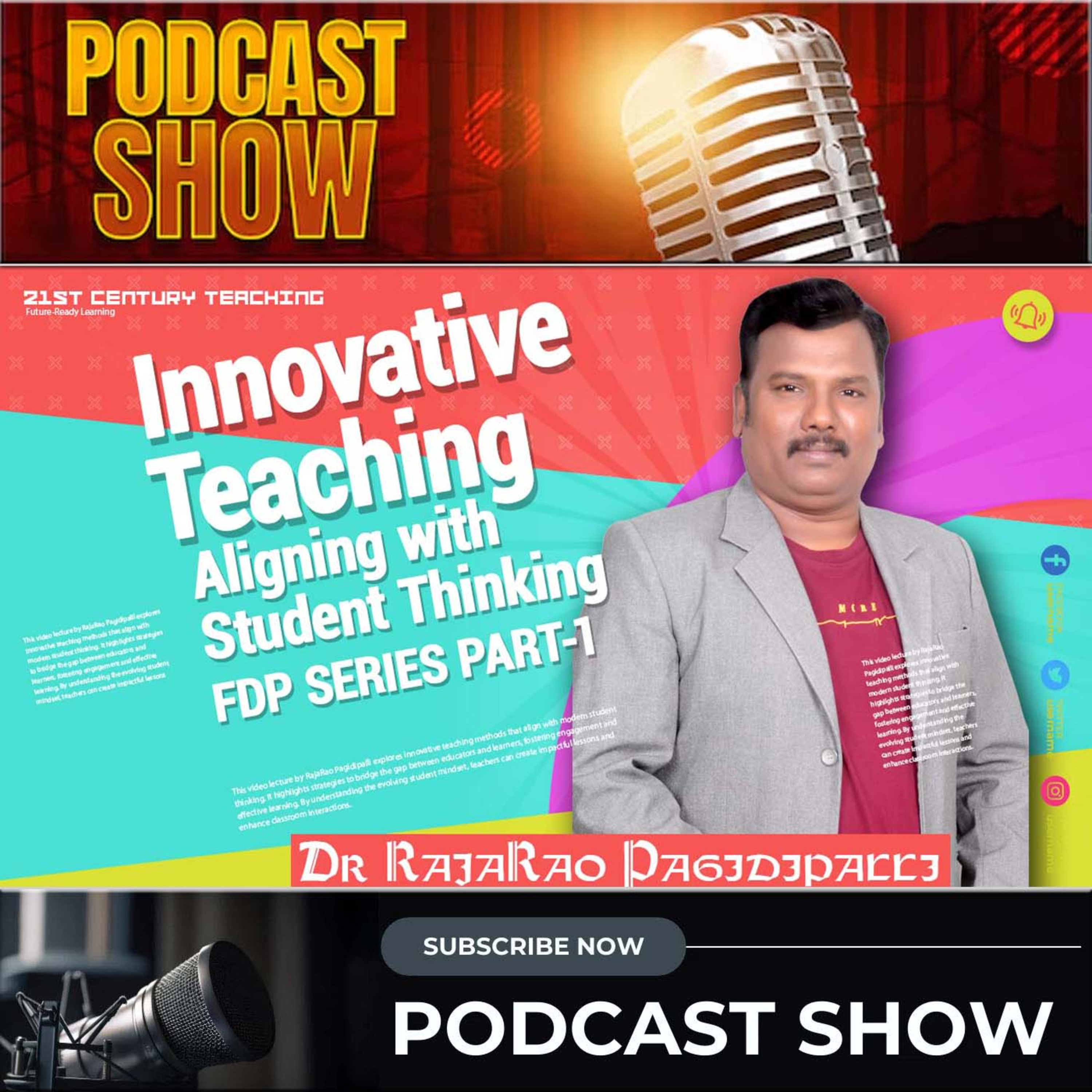 Innovative Teaching | Aligning with Student Thinking | Modern Teaching Methods | RajaRao Pagidipalli episode artwork