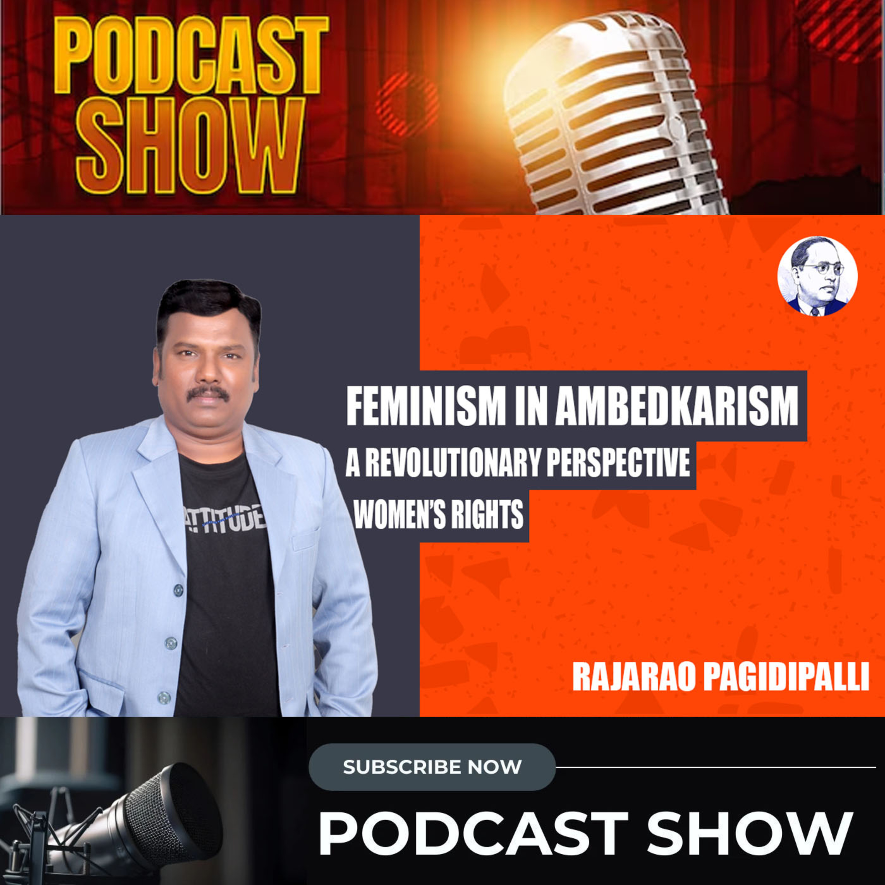 Feminism in Ambedkarism | Dr BR Ambedkar's - A Revolutionary Perspective | RajaRao Pagidipalli episode artwork