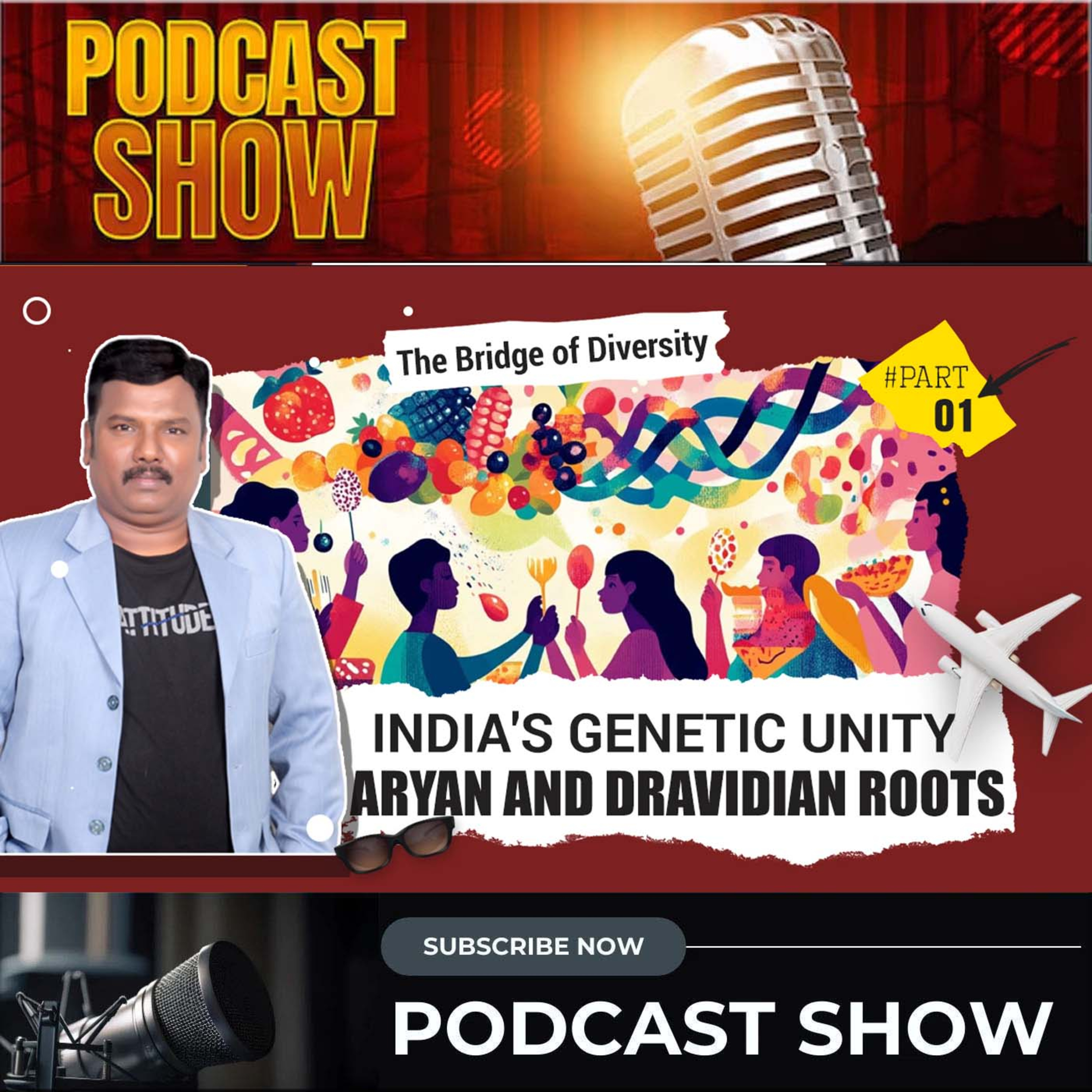 The DNA of India | The Story of Aryan-Dravidian Identity | Genetic Disorders | RajaRao Pagidipalli episode artwork