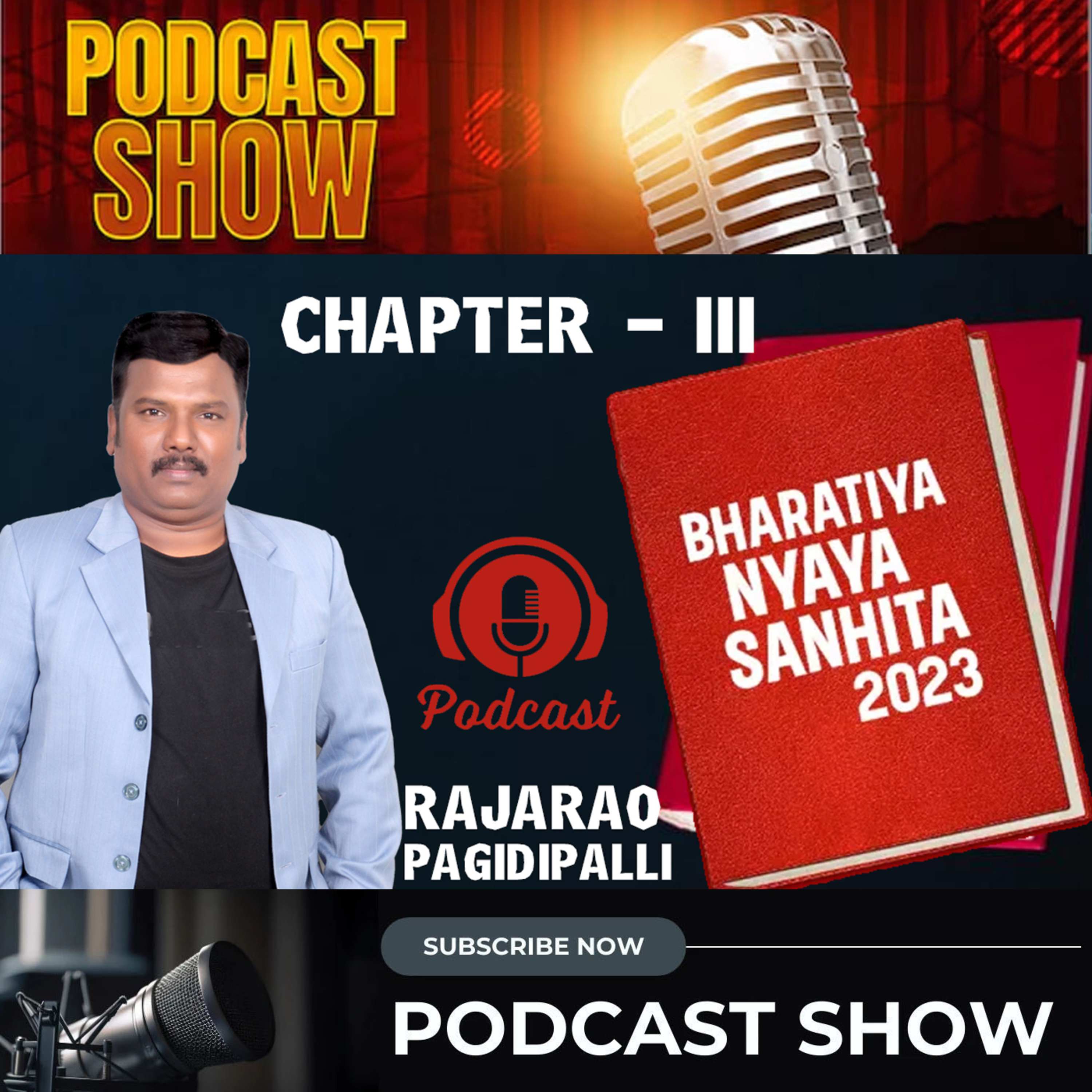  General Exceptions - Chapter III of the Bharatiya Nyaya Sanhita, 2023 (BNS): RajaRao Pagidipalli episode artwork