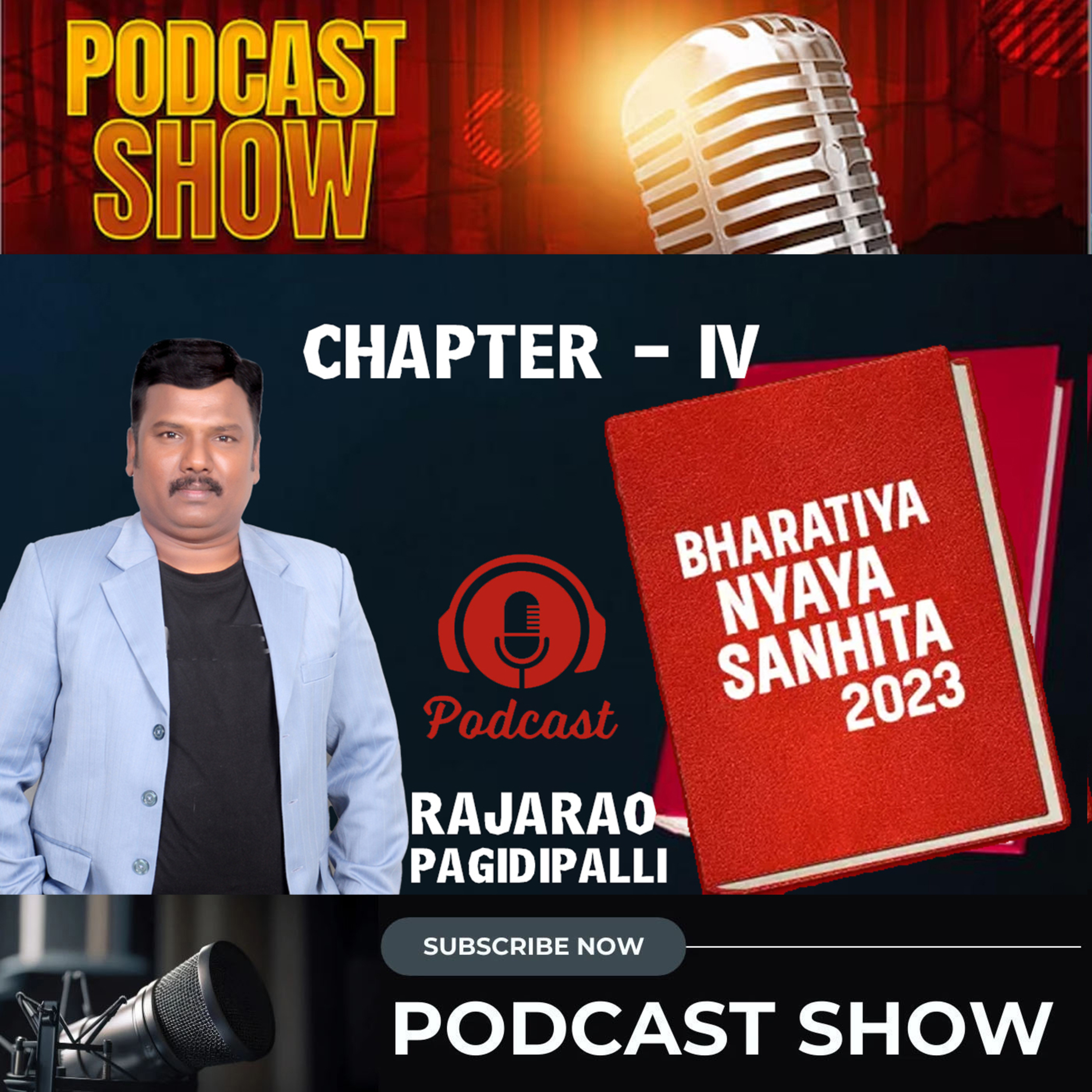 Chapter IV of the Bharatiya Nyaya Sanhita, 2023, titled “Of Abetment, Criminal Conspiracy and Attempt” - RajaRao Pagidipalli  episode artwork