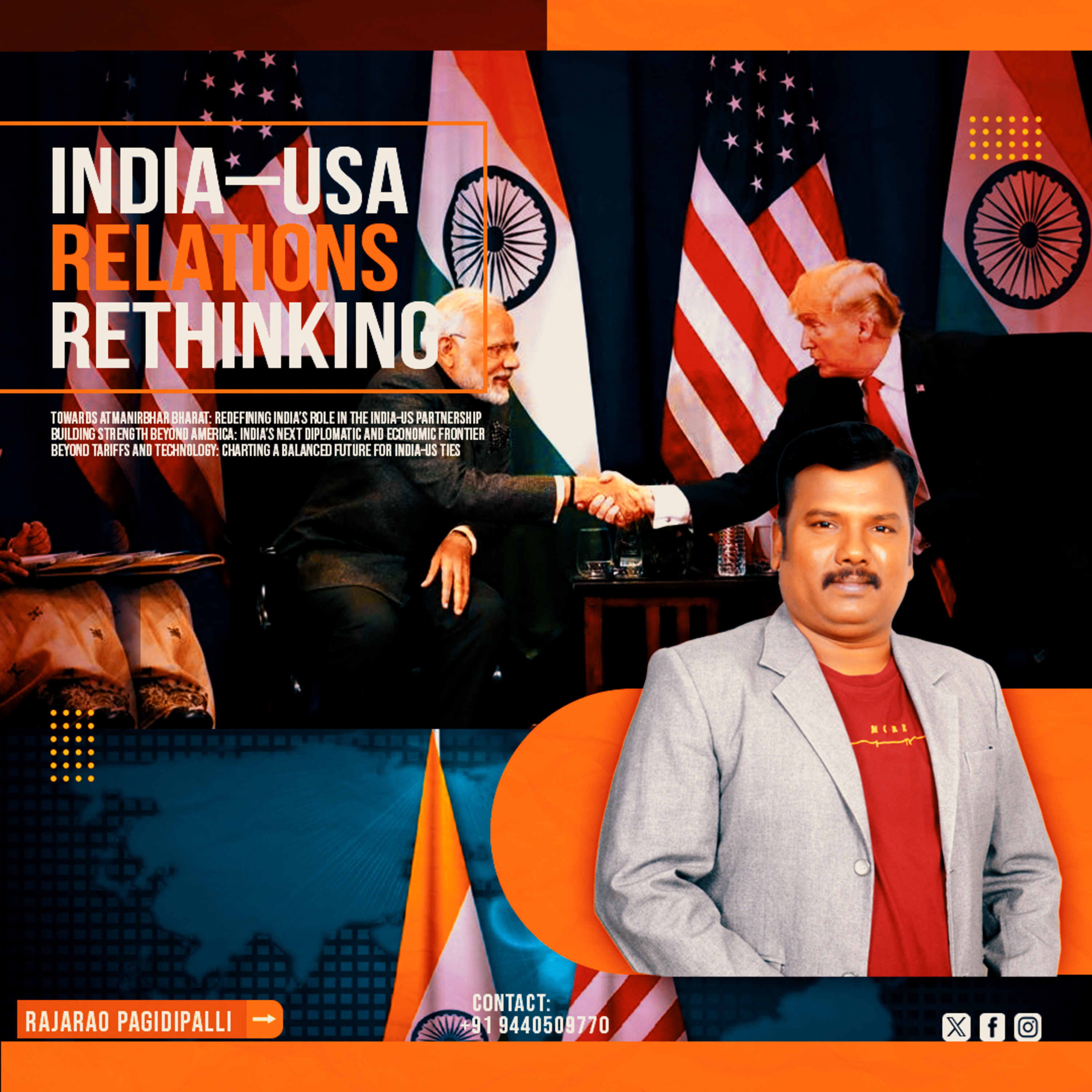 Rethinking India–USA Relations Beyond Donald Trump’s Tariffs: RajaRao Pagidipalli episode artwork
