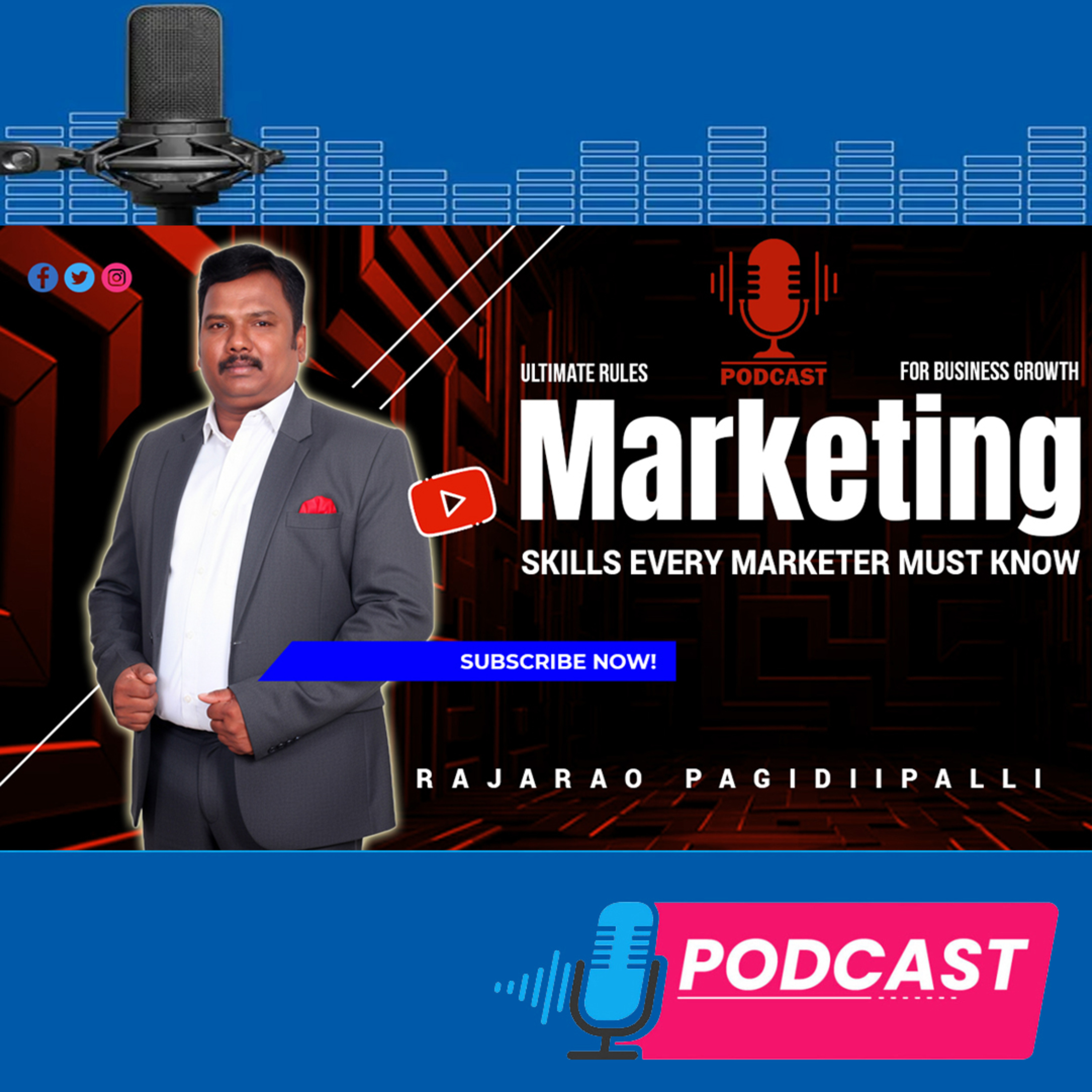 Marketing Skills Mastery for Marketers and Business Agents | 42-Rule Method | RajaRao Pagidipalli | episode artwork