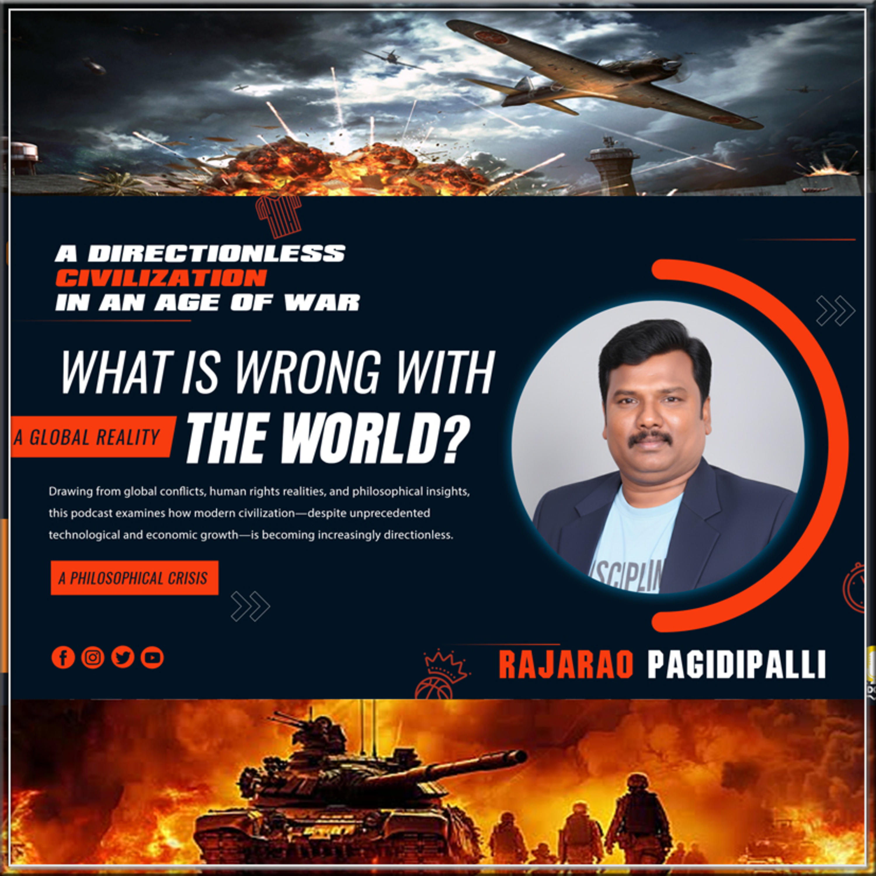 What Is Wrong With The World? | A Directionless Civilization in an Age of War | A Philosophical Crisis | RajaRao Pagidipalli episode artwork