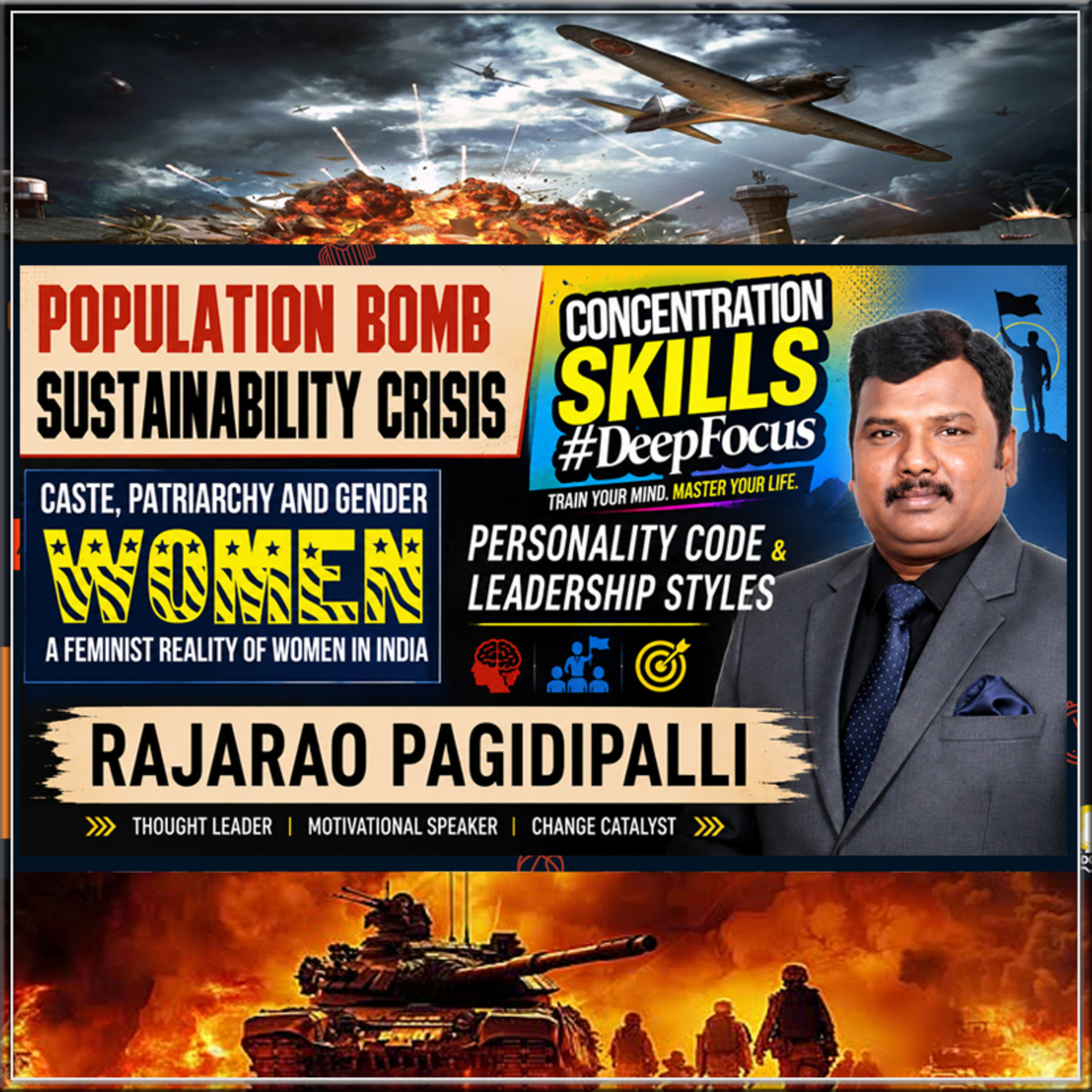 The Challenges of Modern Society: Population, Gender, Skills & Leadership | RajaRao Pagidipalli  episode artwork