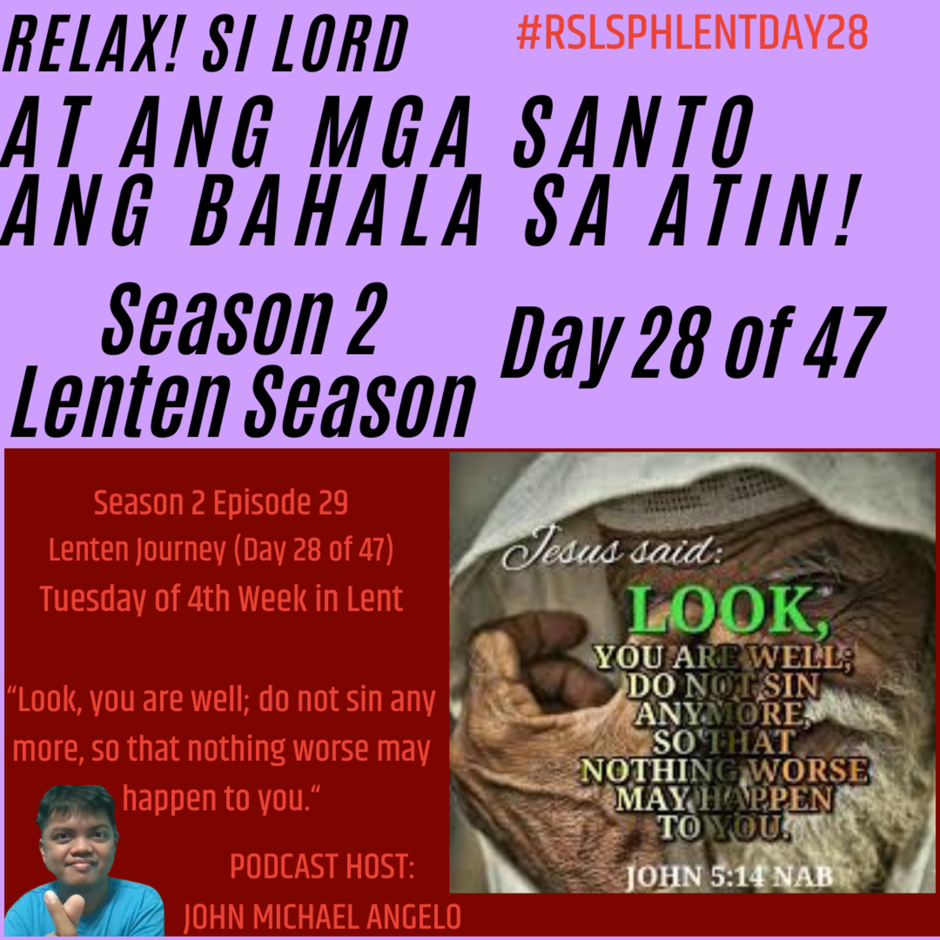 Season 2 Episode 29: Tuesday of 4th Week in Lent (RSLSPH Episode 83) episode artwork