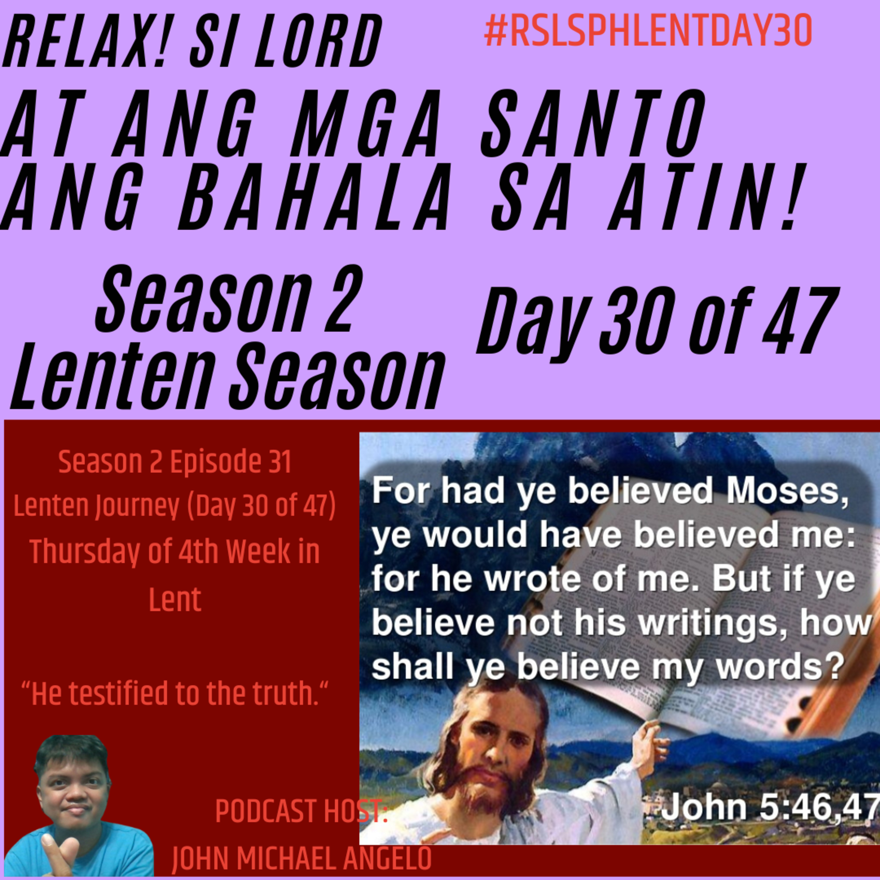 Season 2 Episode 31: Thursday of 4th Week in Lent (RSLSPH Episode 85) episode artwork