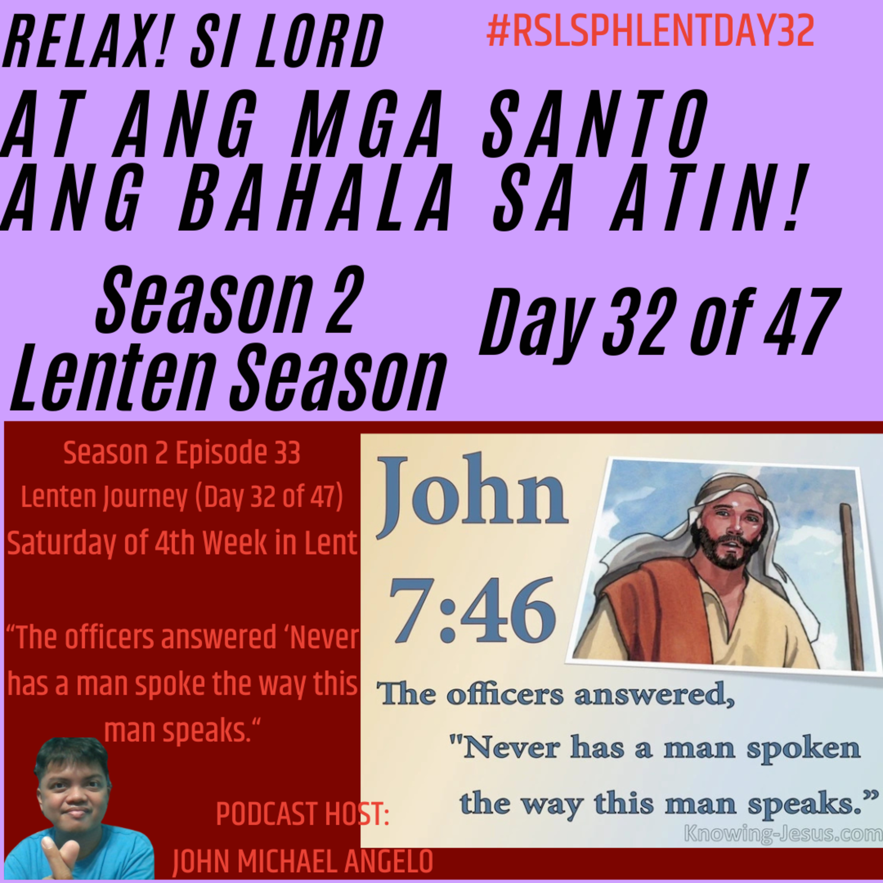 Season 2 Episode 33: Saturday of 4th Week in Lent (RSLSPH Episode 87) episode artwork