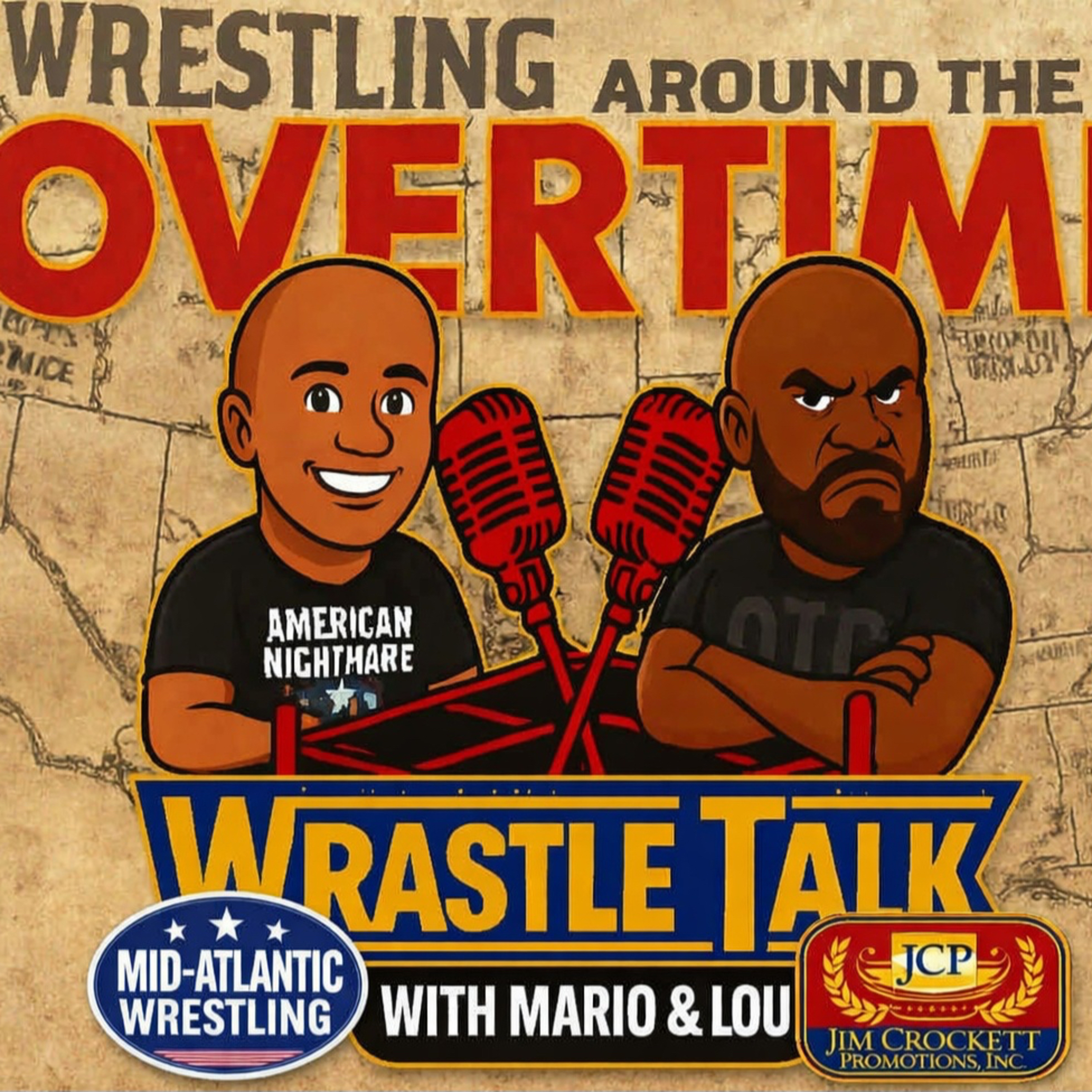 WRASTLE TALK TERRITORIES “MID ATLANTIC 80’s” episode artwork