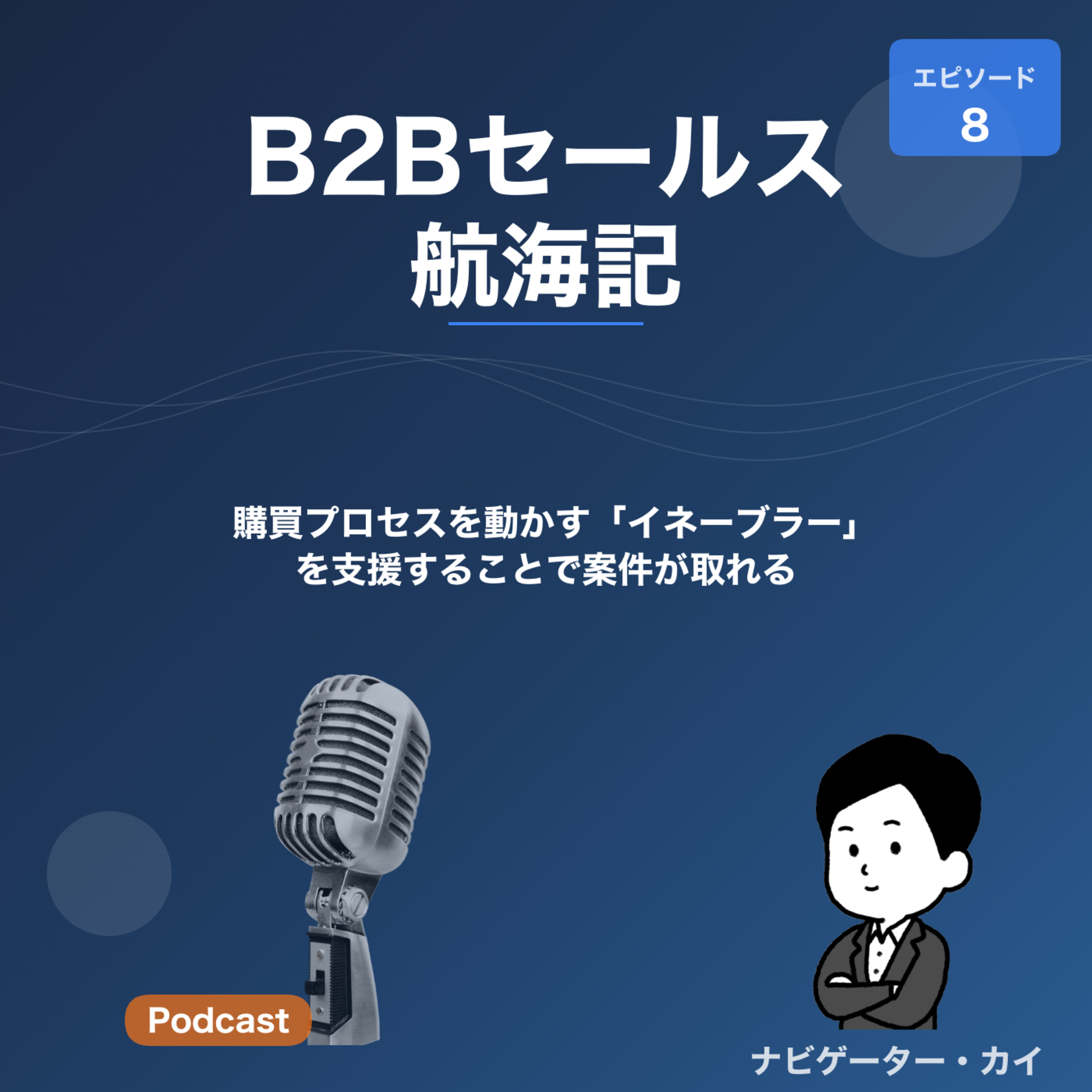 Episode8: 購買プロセスを動かす「イネーブラー」を見つけていますか？ episode artwork