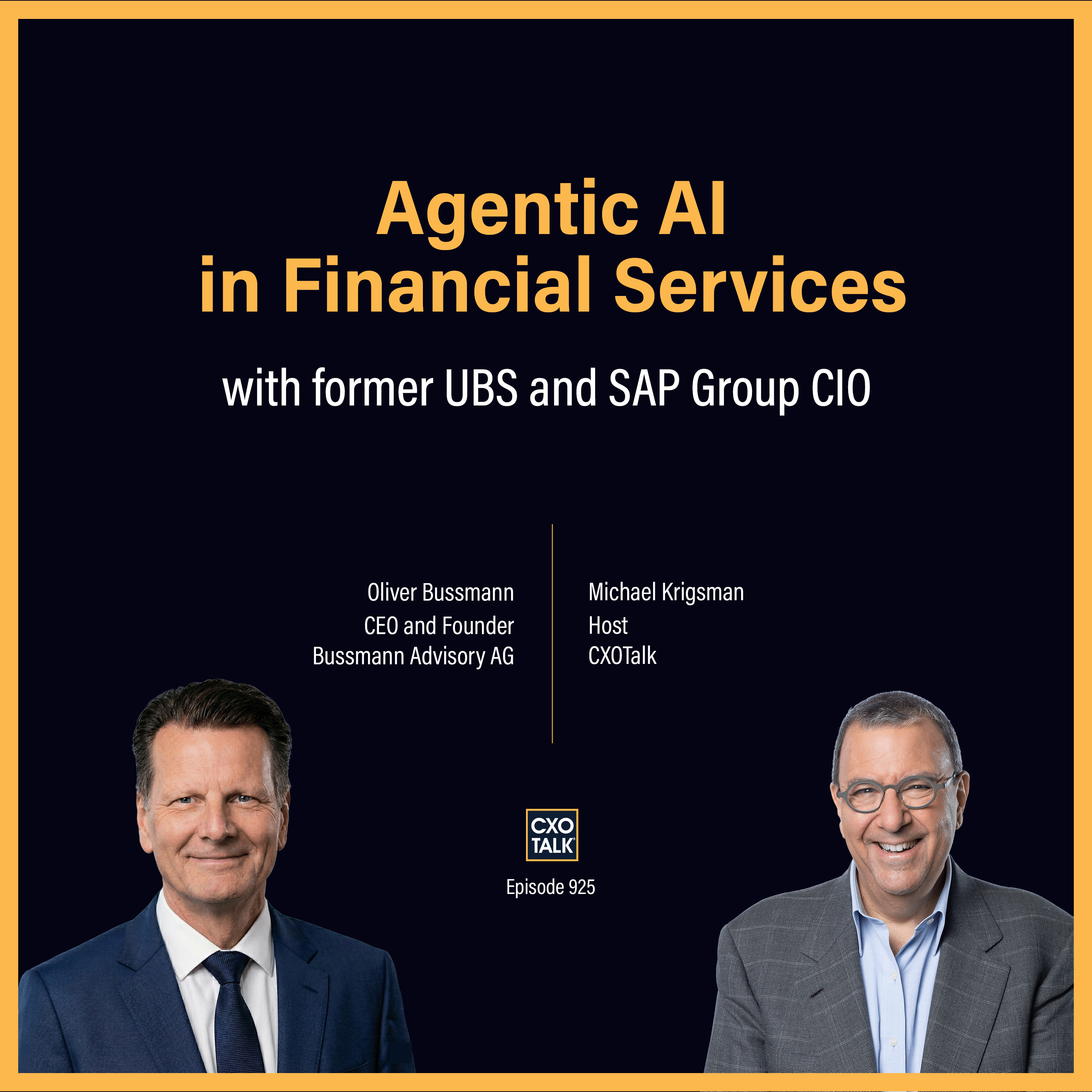 AI Agents in Banking: UBS Former Chief Information Officer