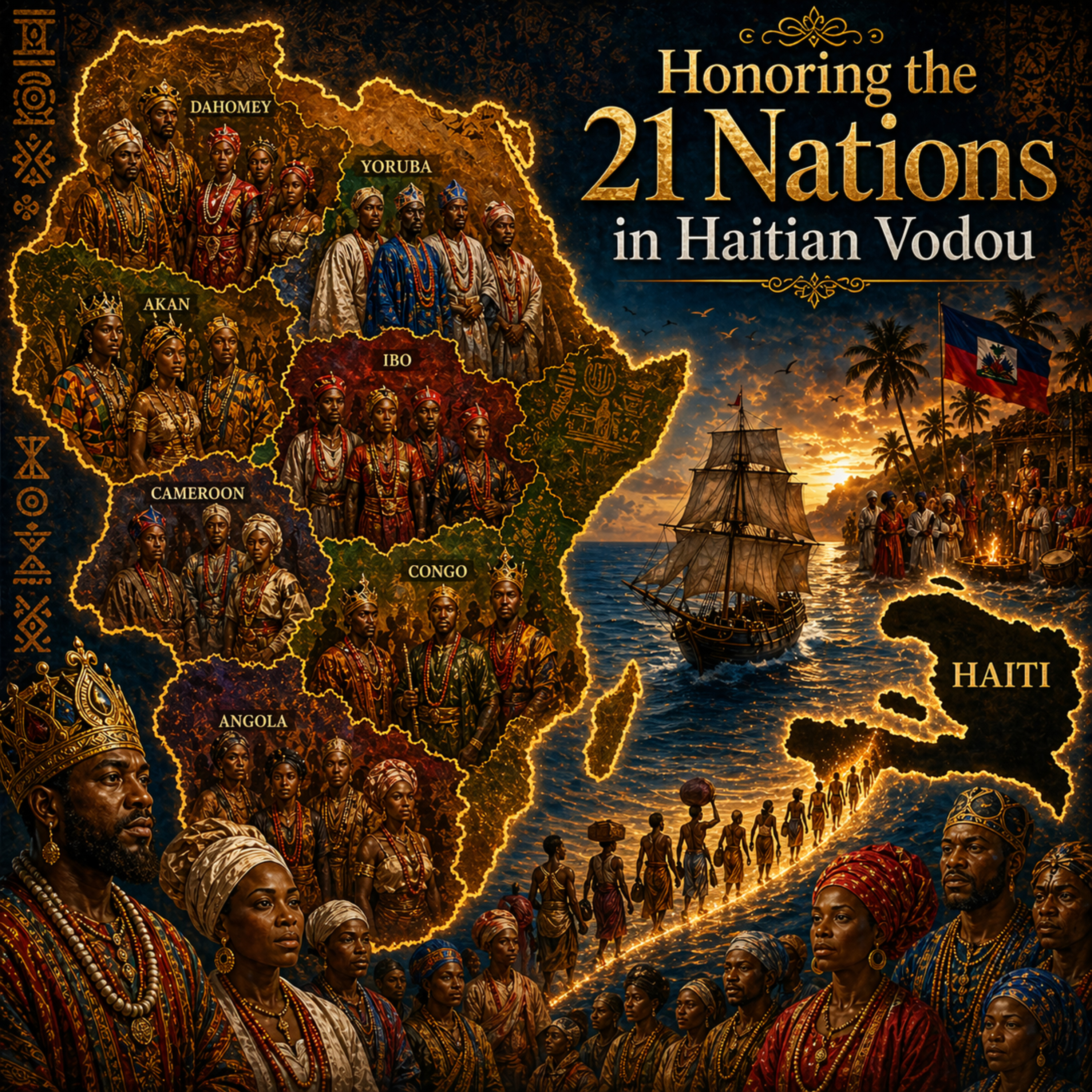 Episode 58: Honoring and Loving on the 21 Nanchons of Haitian Vodou episode artwork