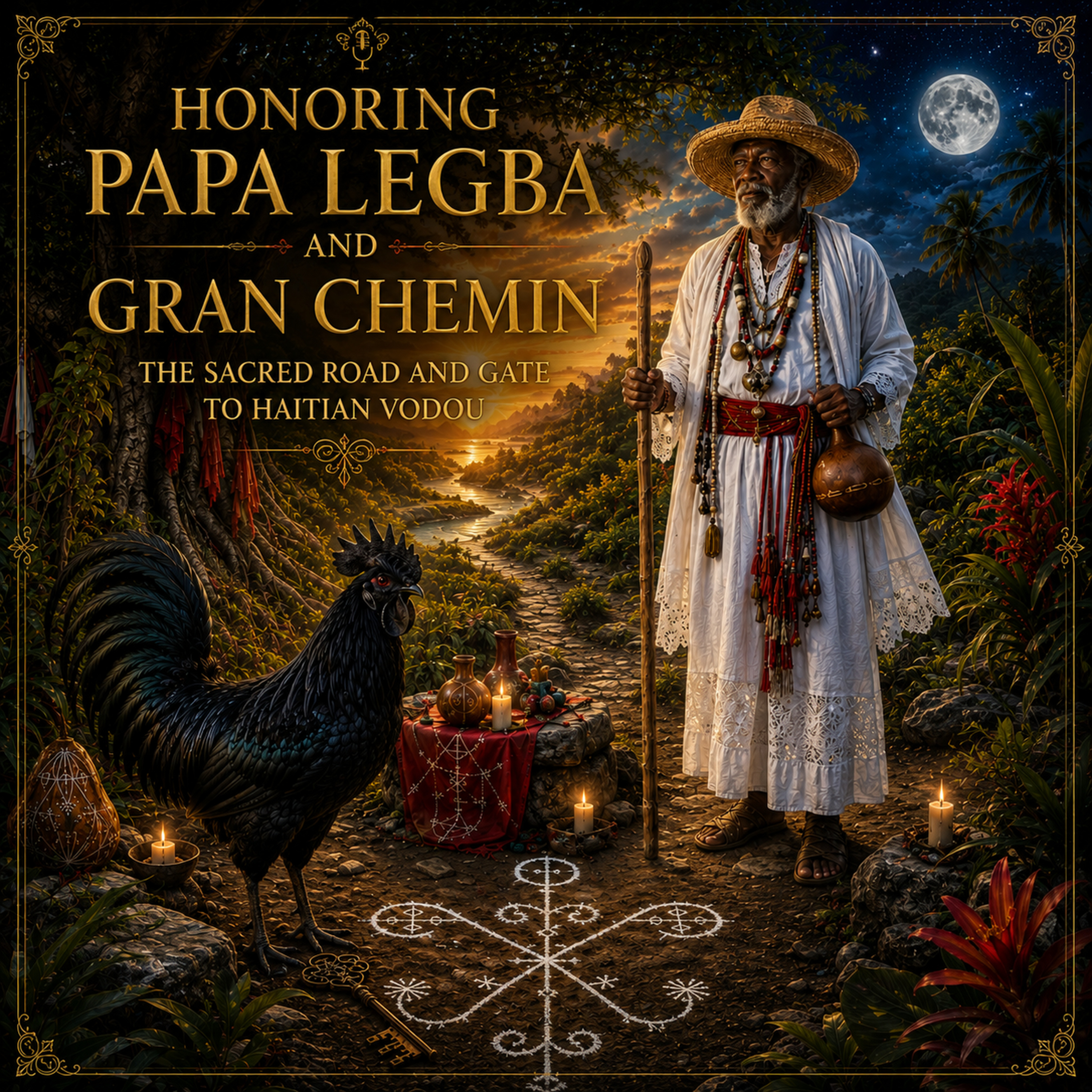 Episode 27: Papa Legba and Gran Chemin - The Sacred Road and Gate to Haitian Vodou episode artwork