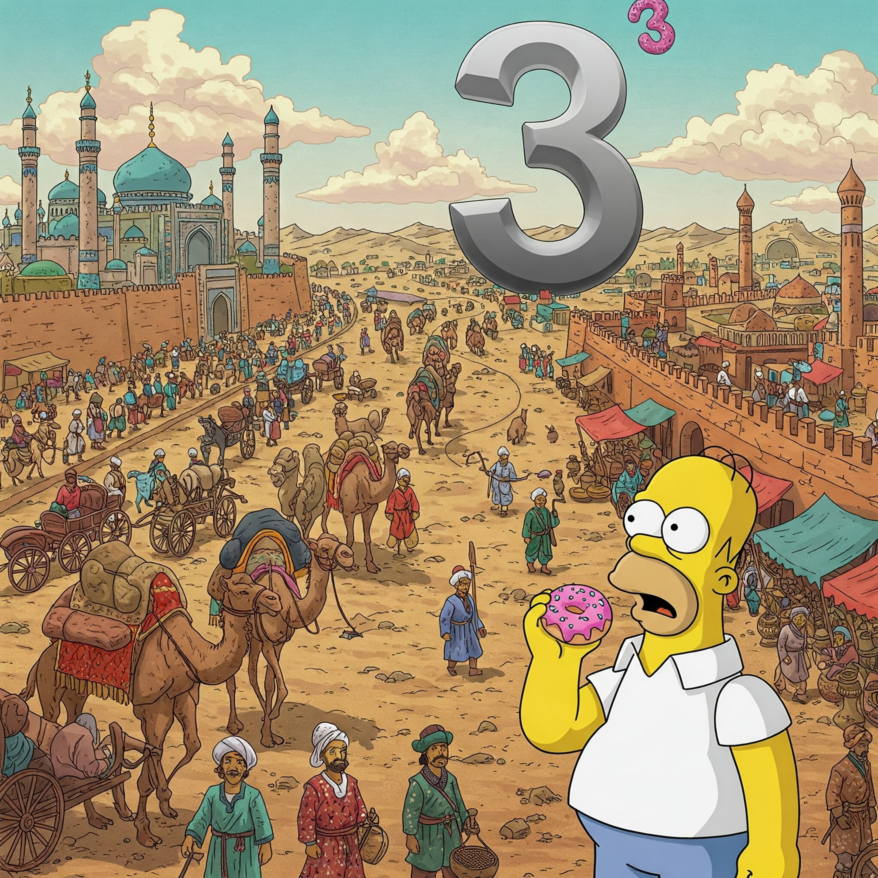 #152 - La Ruta de la Seda, Pi es 3, Homer Simpson 🍩 episode artwork