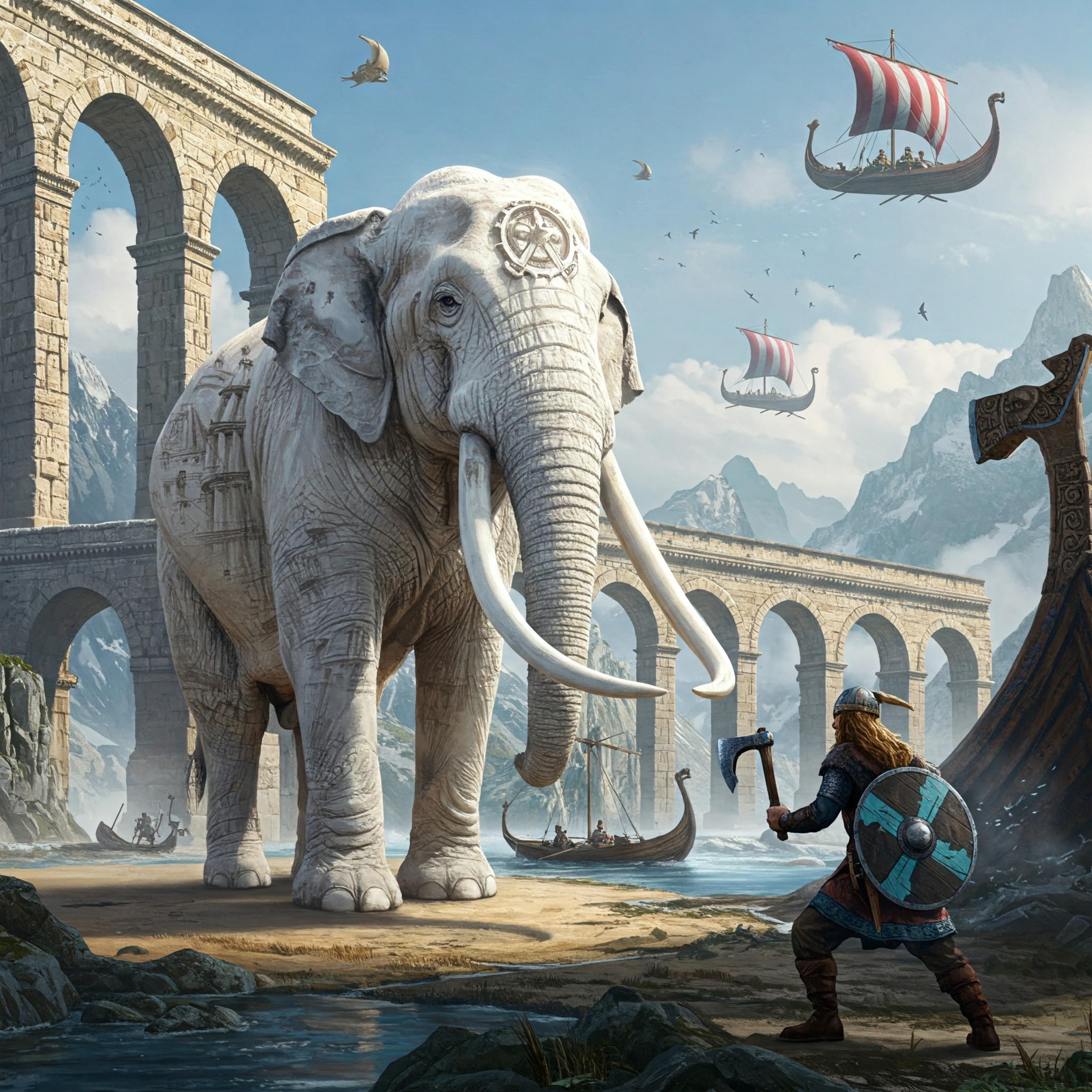 #154 - Elefante Blanco, Ingeniería Romana Antigua, Leif Erikson 🐘 episode artwork