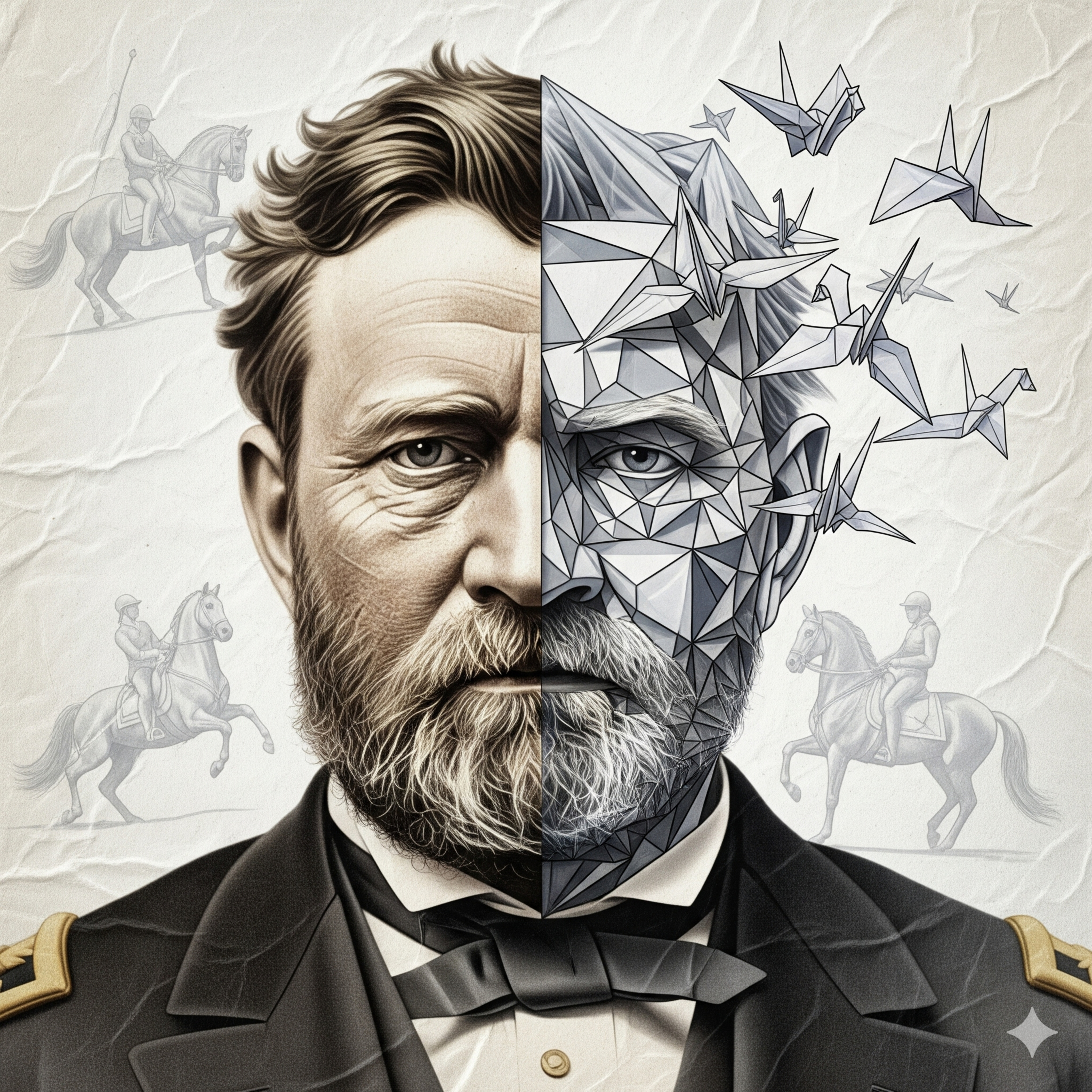 #315 - Origami, Ulysses S. Grant, Escuela Española de Equitación 🦢⚔️🐎 episode artwork