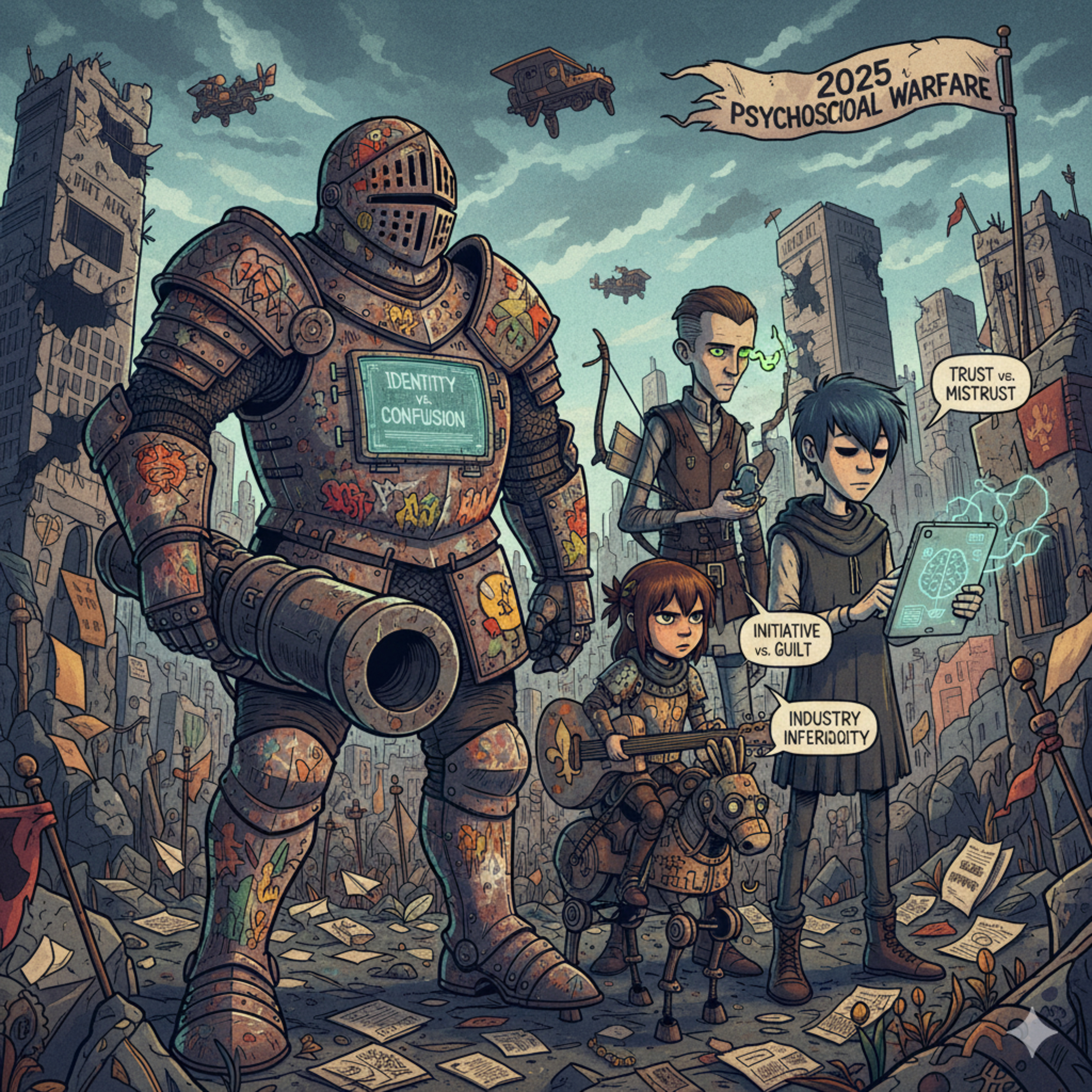 #372 - Gorillaz, Guerra de los Cien Años, 8 Etapas del Desarrollo Psicosocial 🦍⚔️🧬 episode artwork