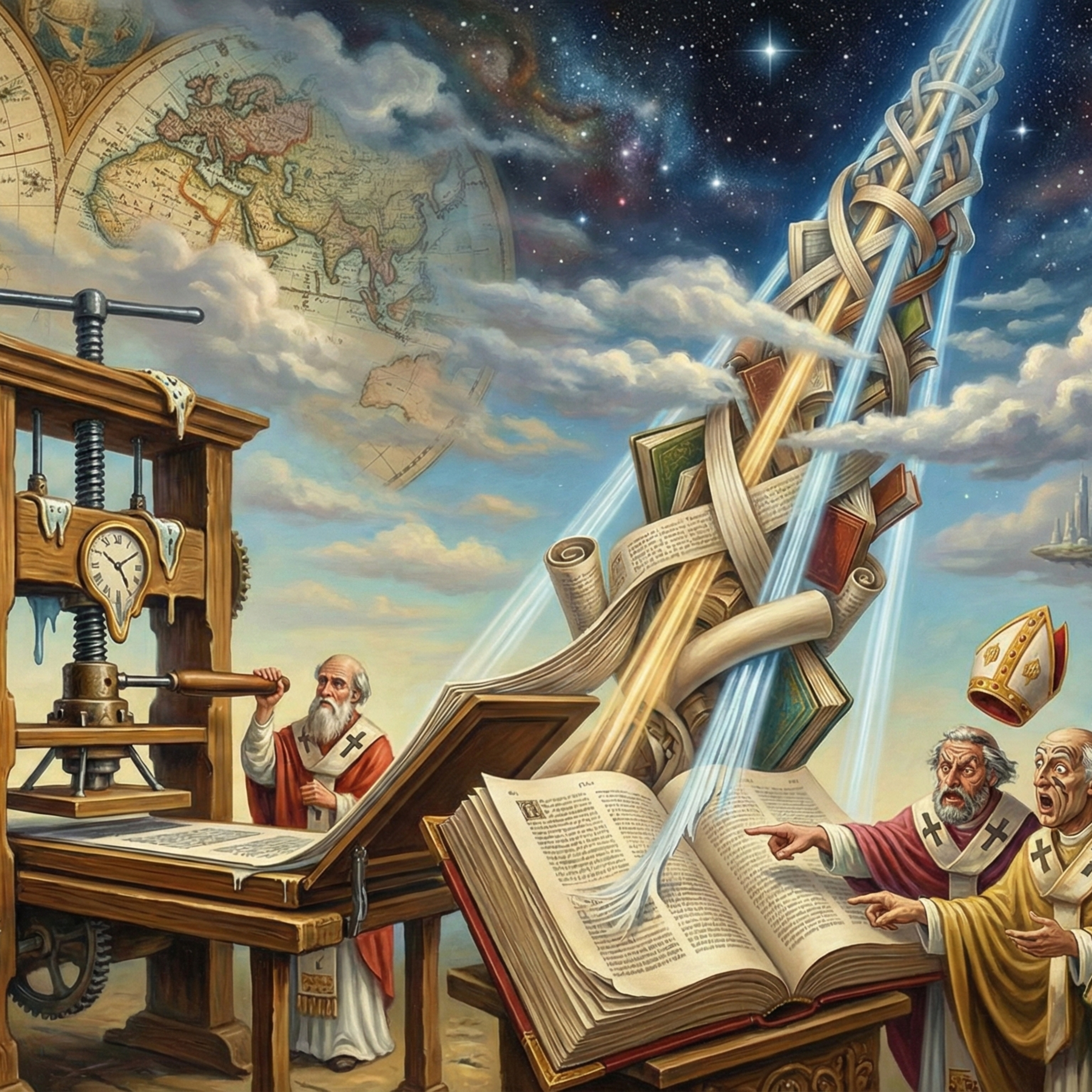 #386 - Ascensor Espacial, Imprenta, Concilio de Nicea 🛗🖨️👁️‍🗨️ episode artwork