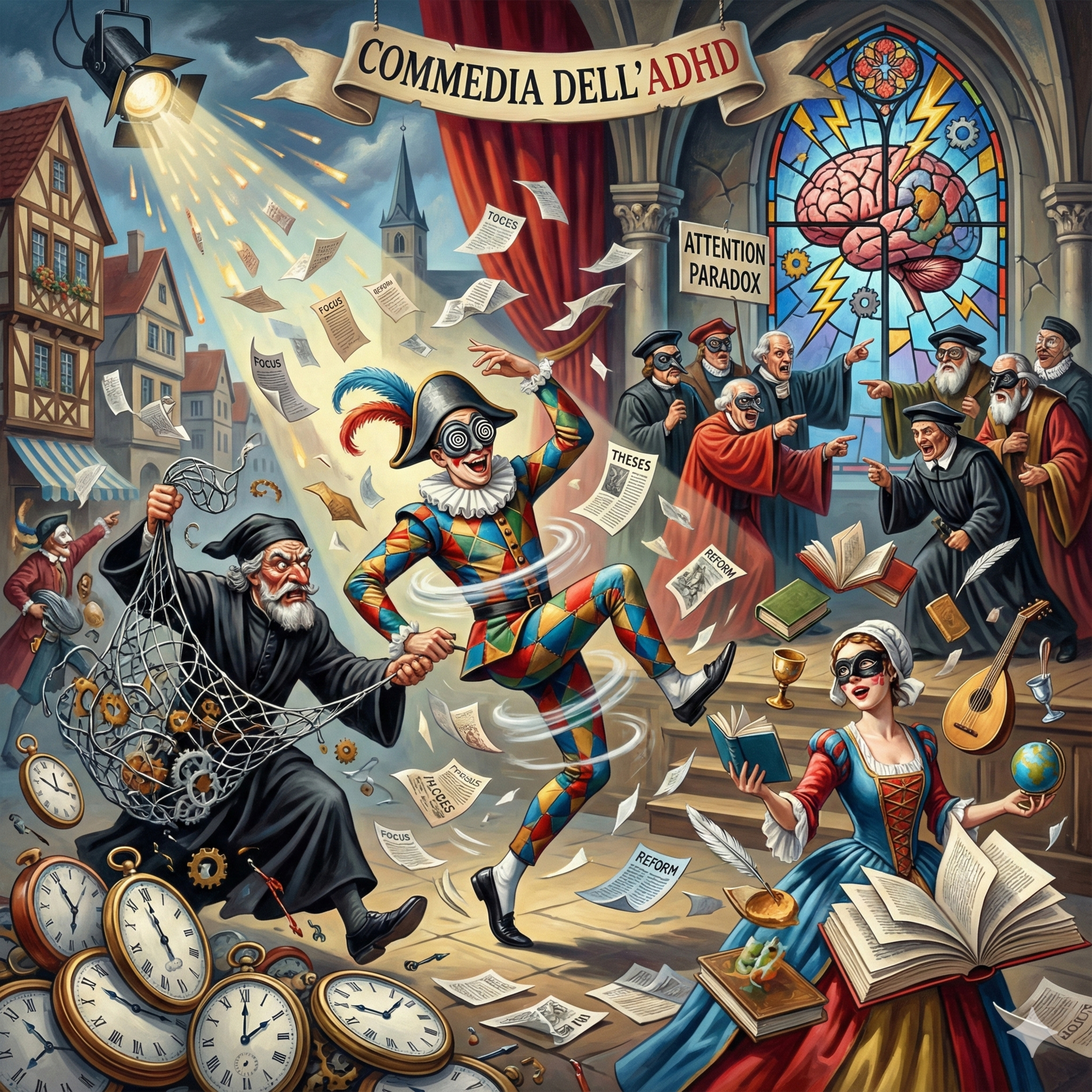 #395 - Comedia dell´arte, TDAH, Reforma 🎭🏃‍➡️📜 episode artwork