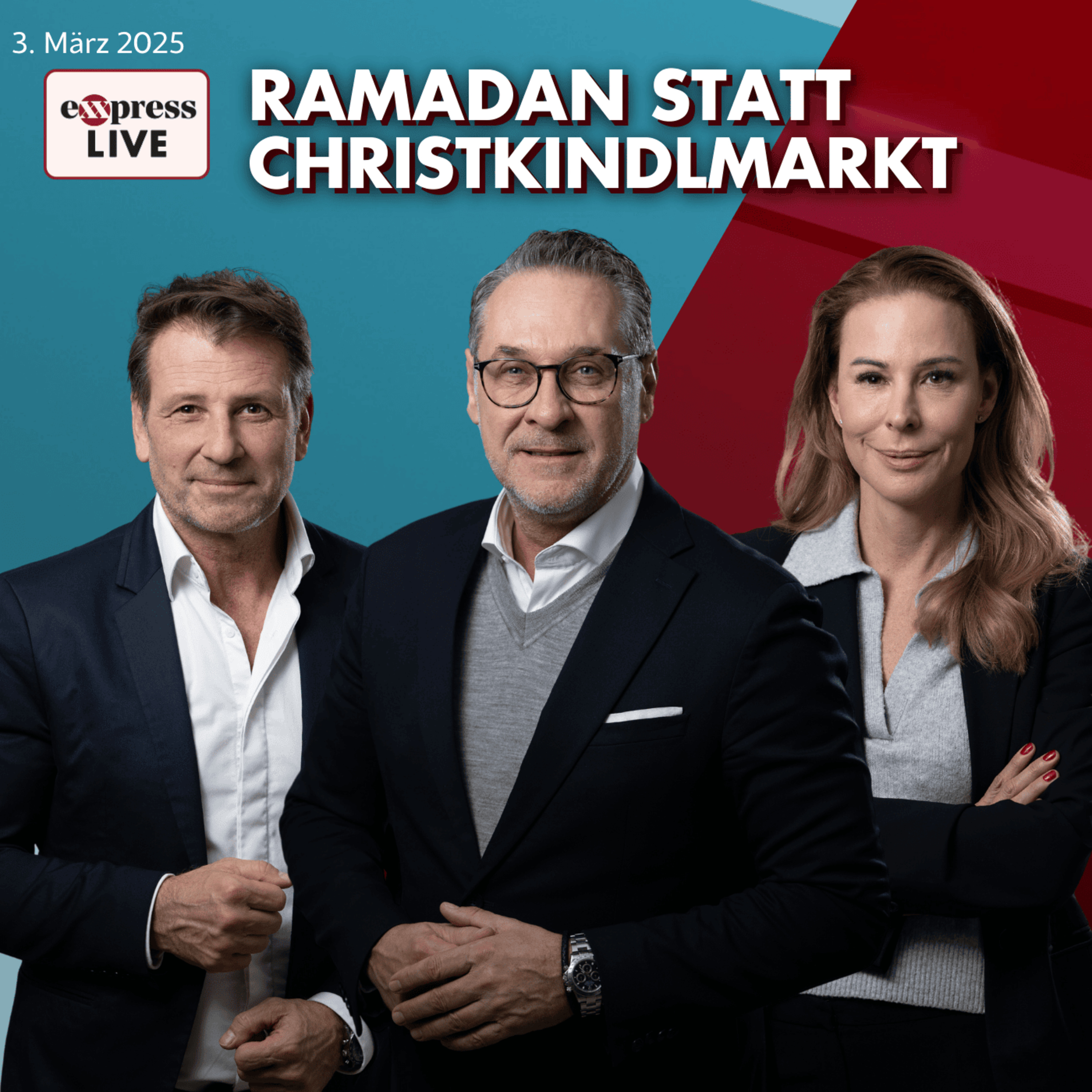 Ramadan statt Christkindlmarkt und die kontroverse Aufrüstung Europas | exxpress am 31. März 2025 episode artwork