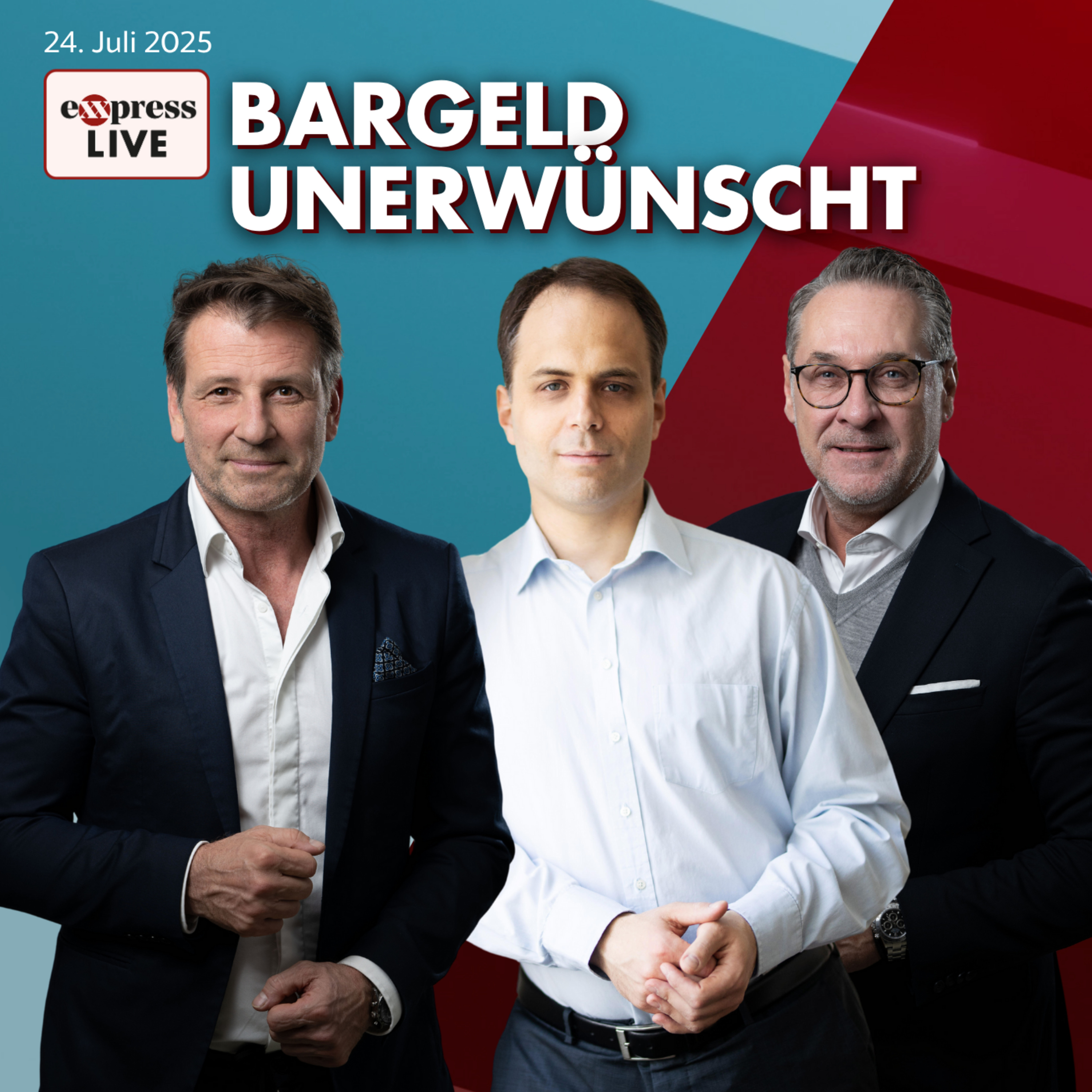 Kartenzahlung für Asylanten & ÖBB-Passagiere: Wer ist der Nächste? | exxpress live am 24. Juli 2025 episode artwork