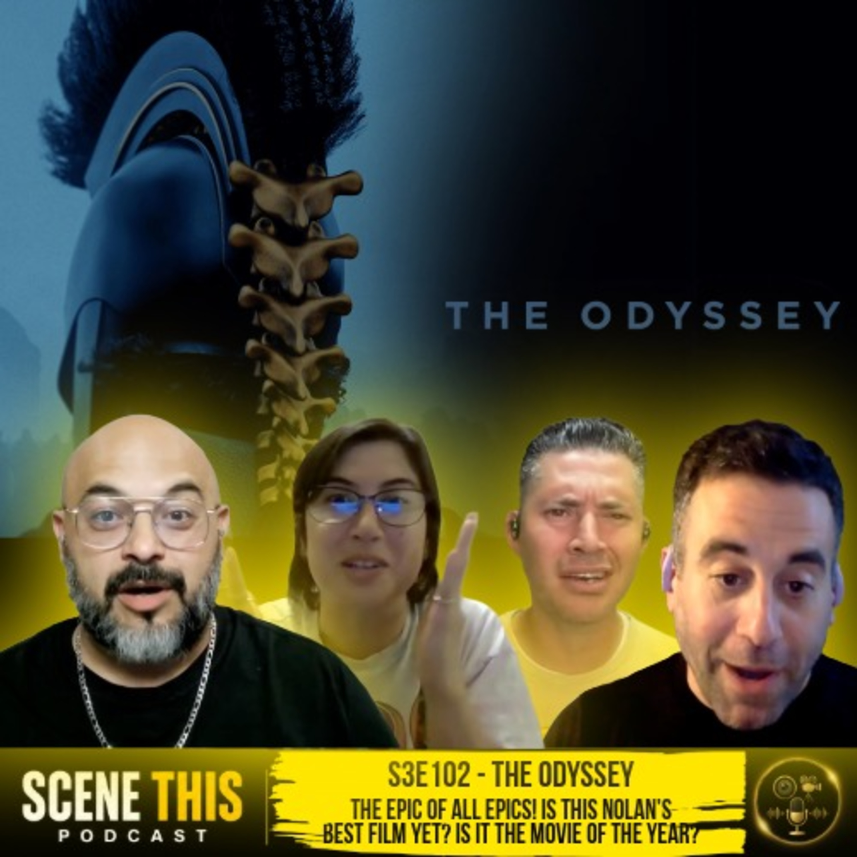 S3E102 - The Odyssey: Christopher Nolan Adapts The Epic of All Epics, Is It The Movie of the Year? episode artwork