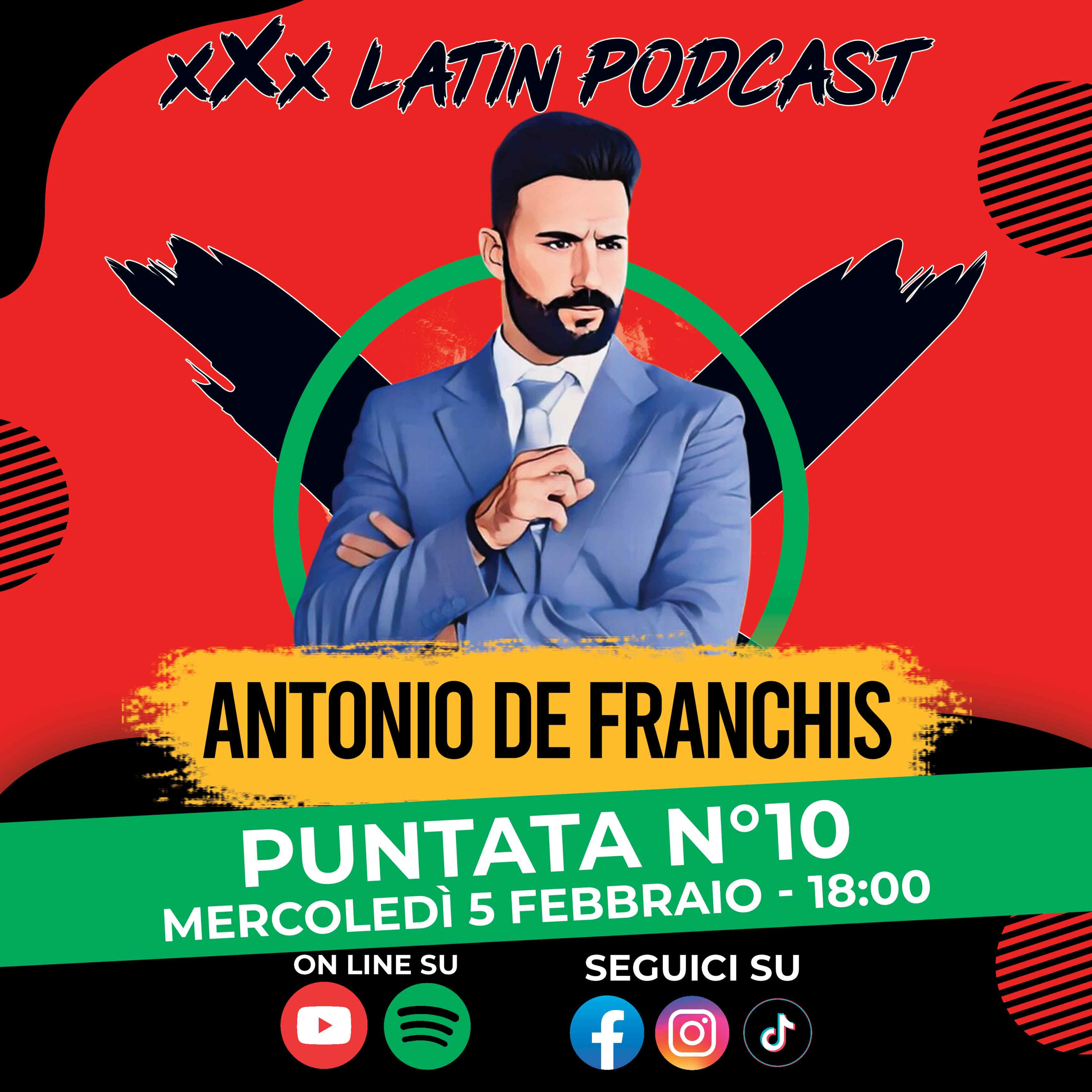 🎙️ xXx Latin Podcast - Ep.10 | Ospite Antonio De Franchis  episode artwork