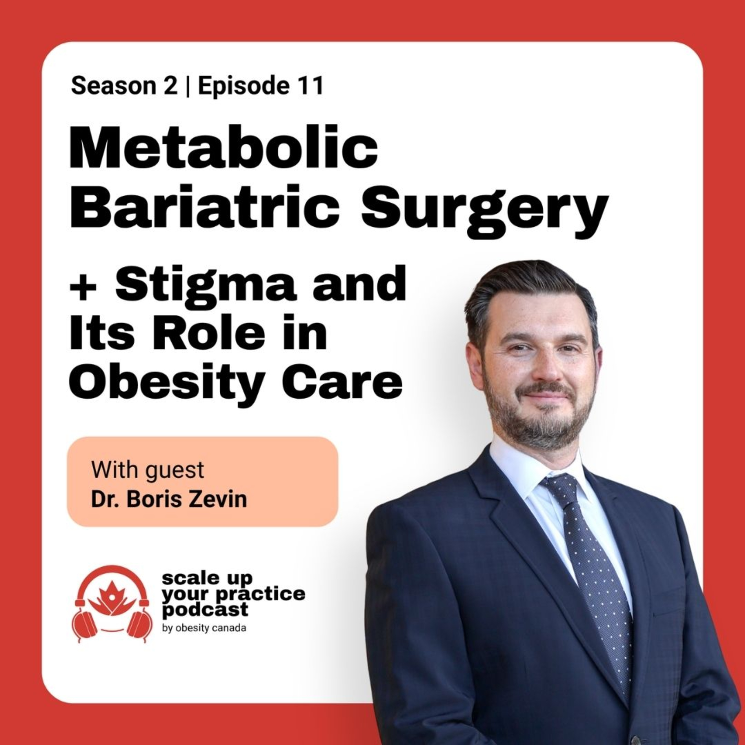 Metabolic Bariatric Surgery, Stigma, and its Role in Obesity Care with Dr. Boris Zevin