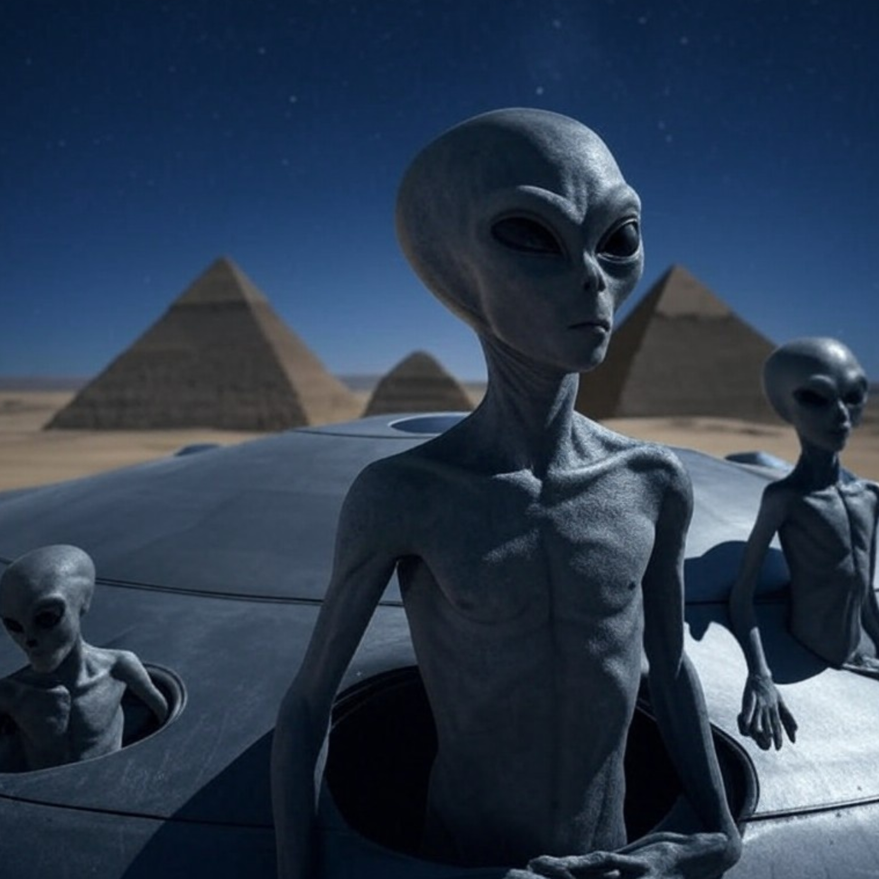 Tall Ancient Aliens and Levers episode artwork