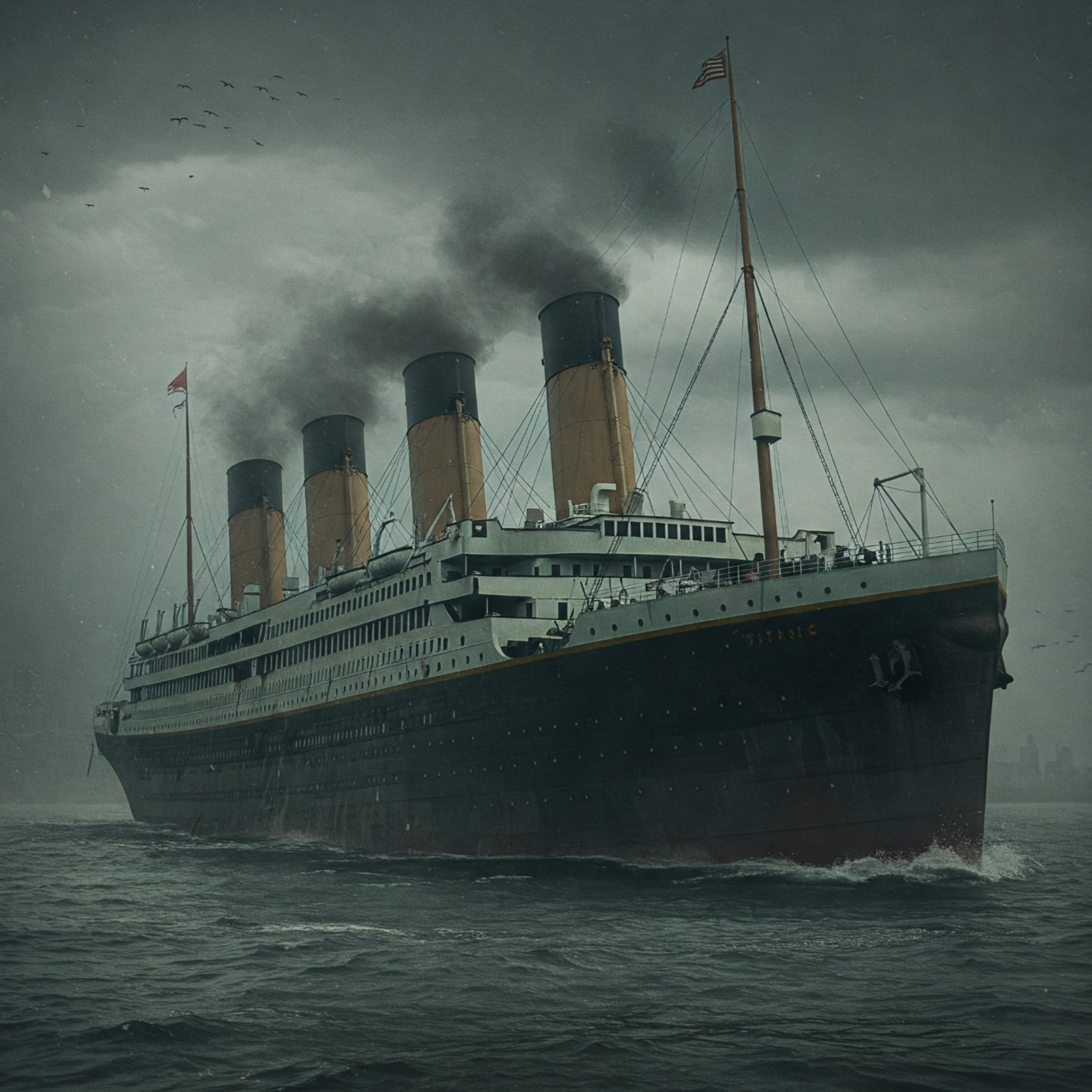 The Titanic, a binocular blunder.  episode artwork
