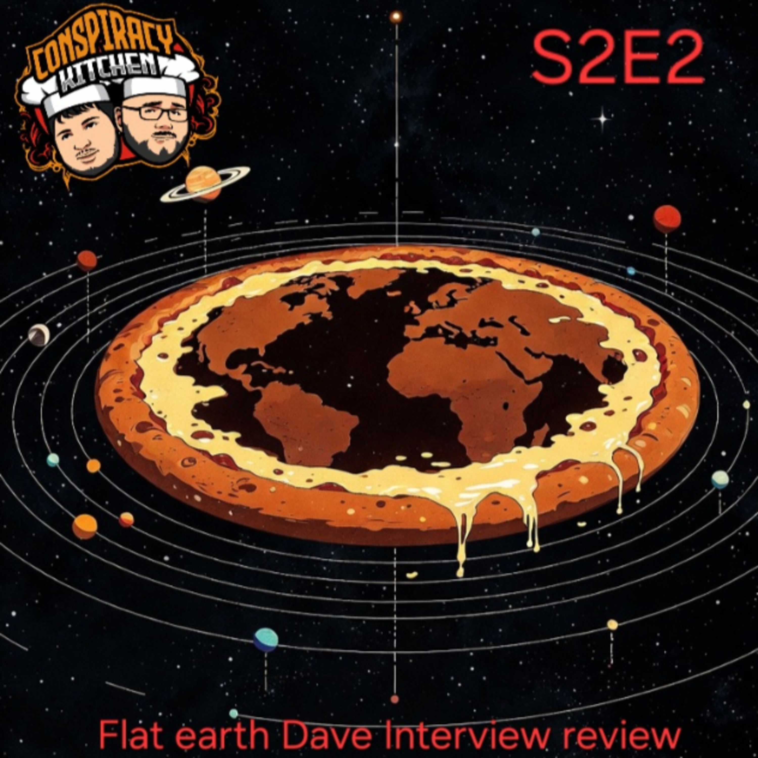 Flat earth Dave Interview review. Were we flat smacked? episode artwork