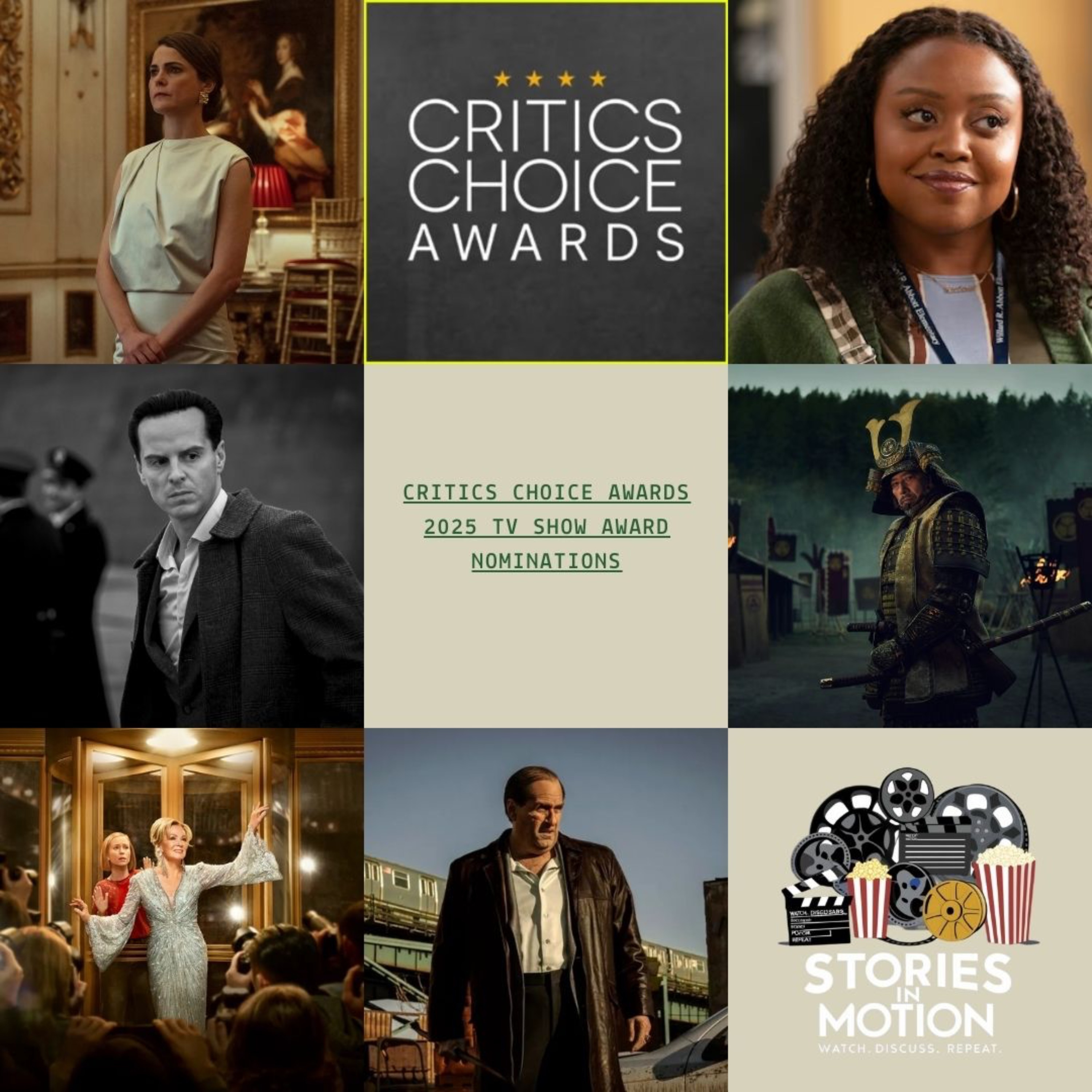 2025 Critics Choice TV Awards: Who Will Take Home the Gold? episode artwork