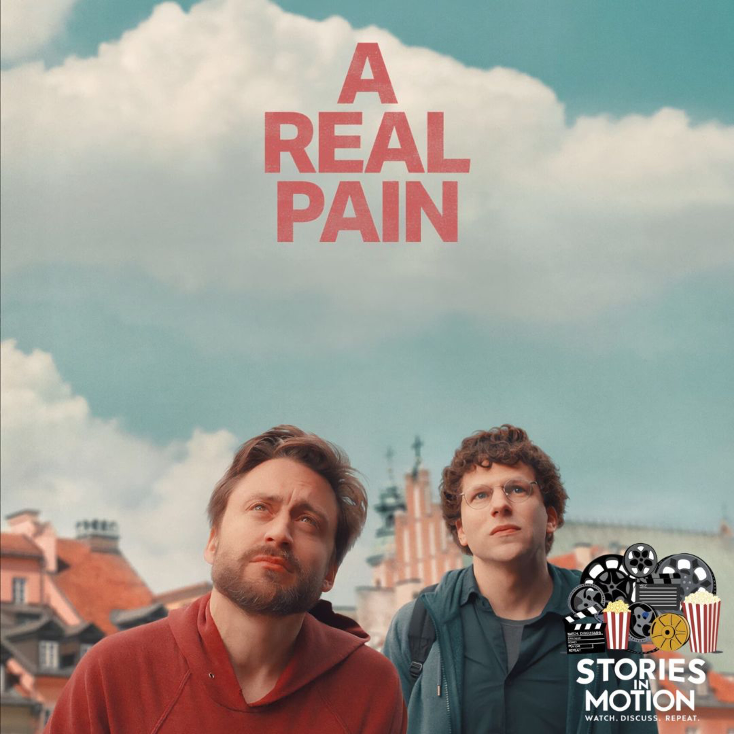 A Real Pain: Exploring Jesse Eisenberg’s Emotional Odyssey episode artwork