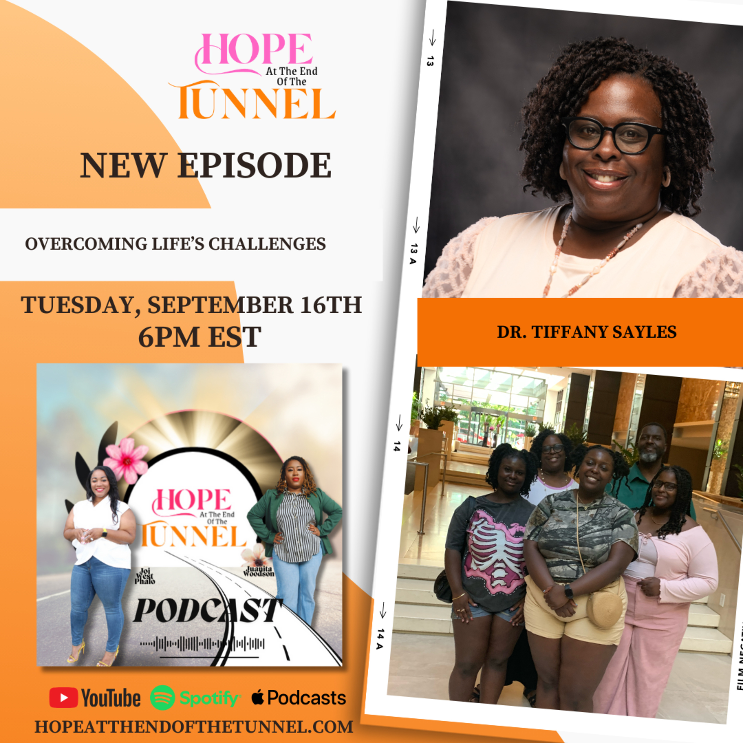 Overcoming Life's Challenges w/ Dr. Tiffany Sayles episode artwork