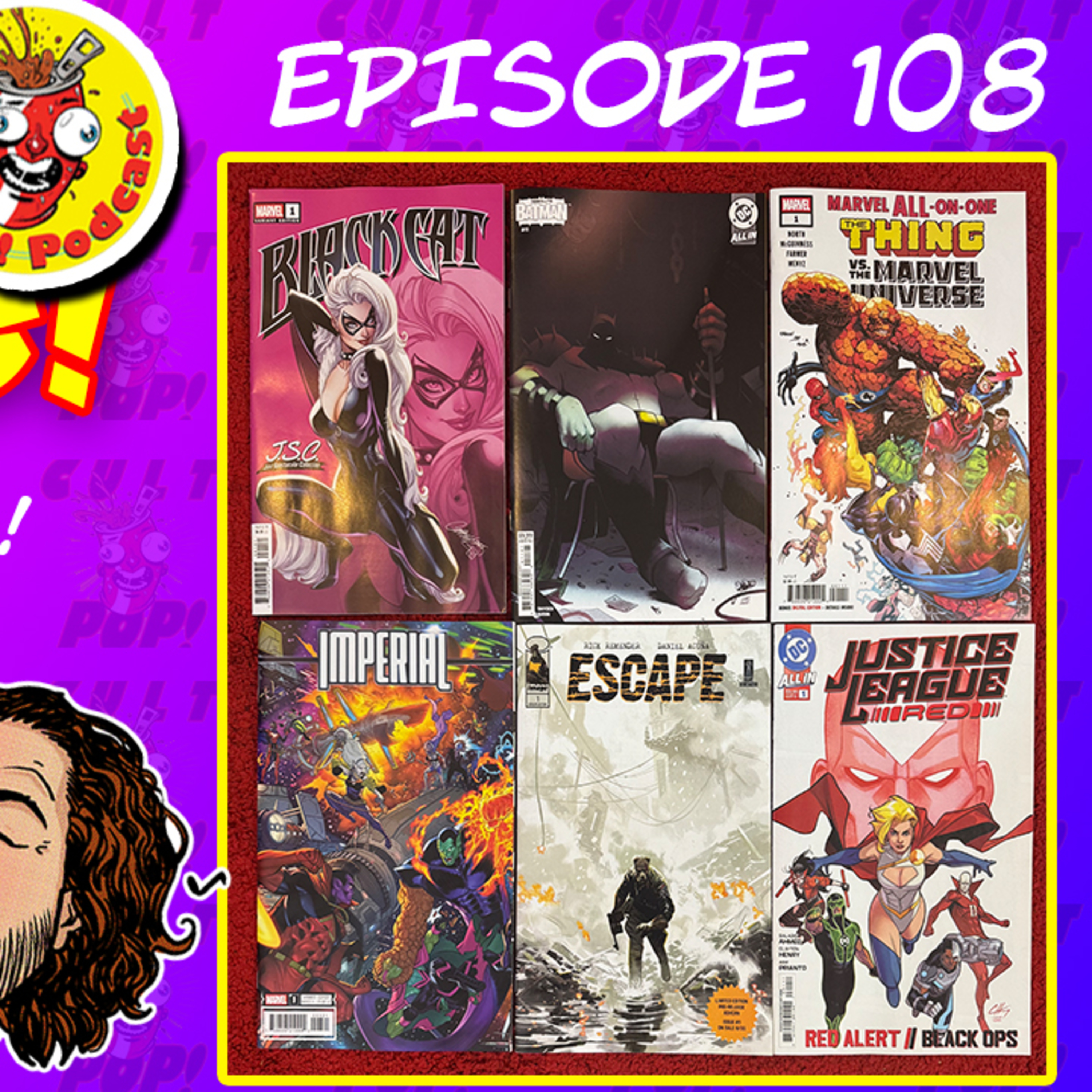 Fresh Floppies 108 - Black Cat, Absolute Batman, Marvel All-On-One, Escape, Justice League Red!