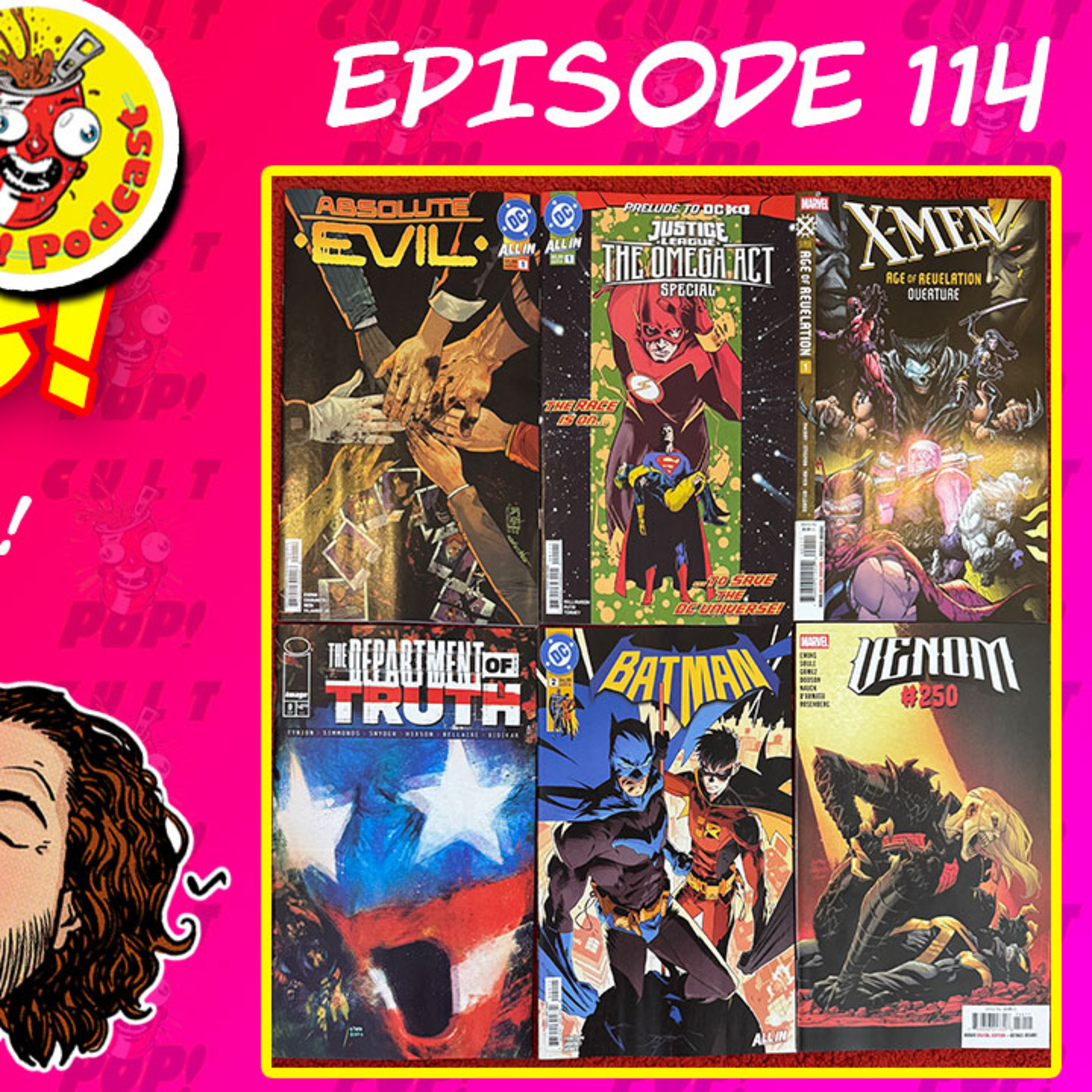 Fresh Floppies 114 - New Comics, October 01, 2025 #AbsoluteEvil #JLTheOmegaAct #AgeOfRevelation #DepartmentOfTruth #Venom250