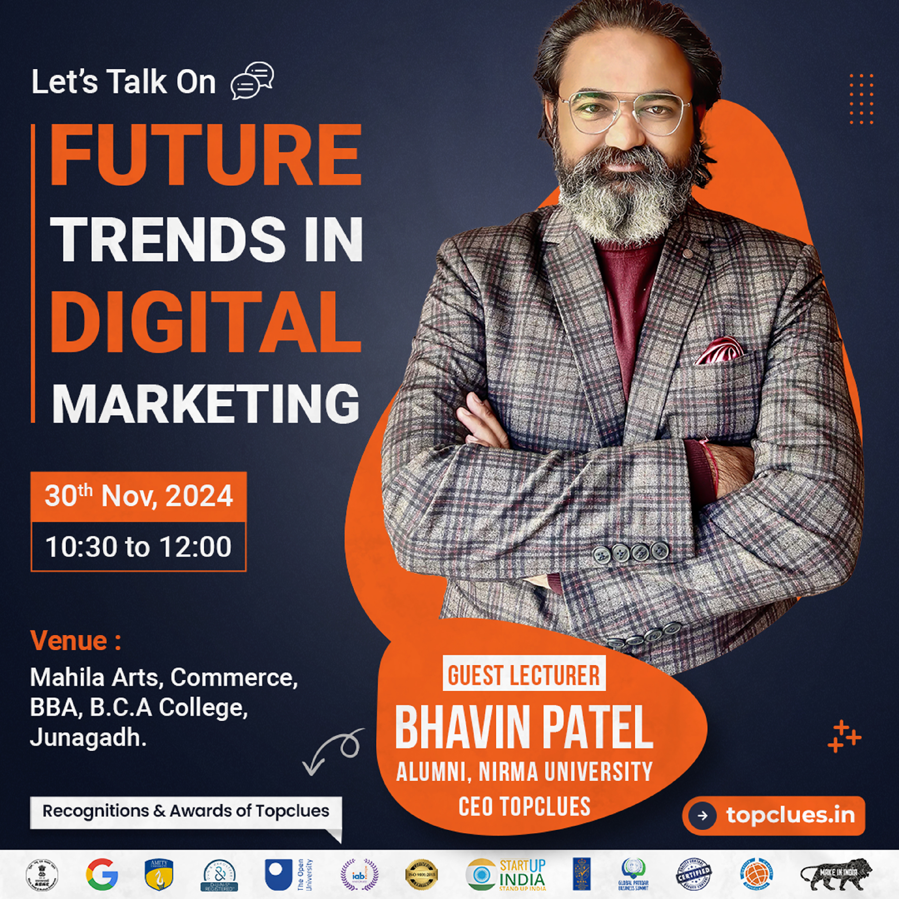 Empowering Students with Insights into the Future Trends in Digital Marketing - By Bhavin Patel episode artwork