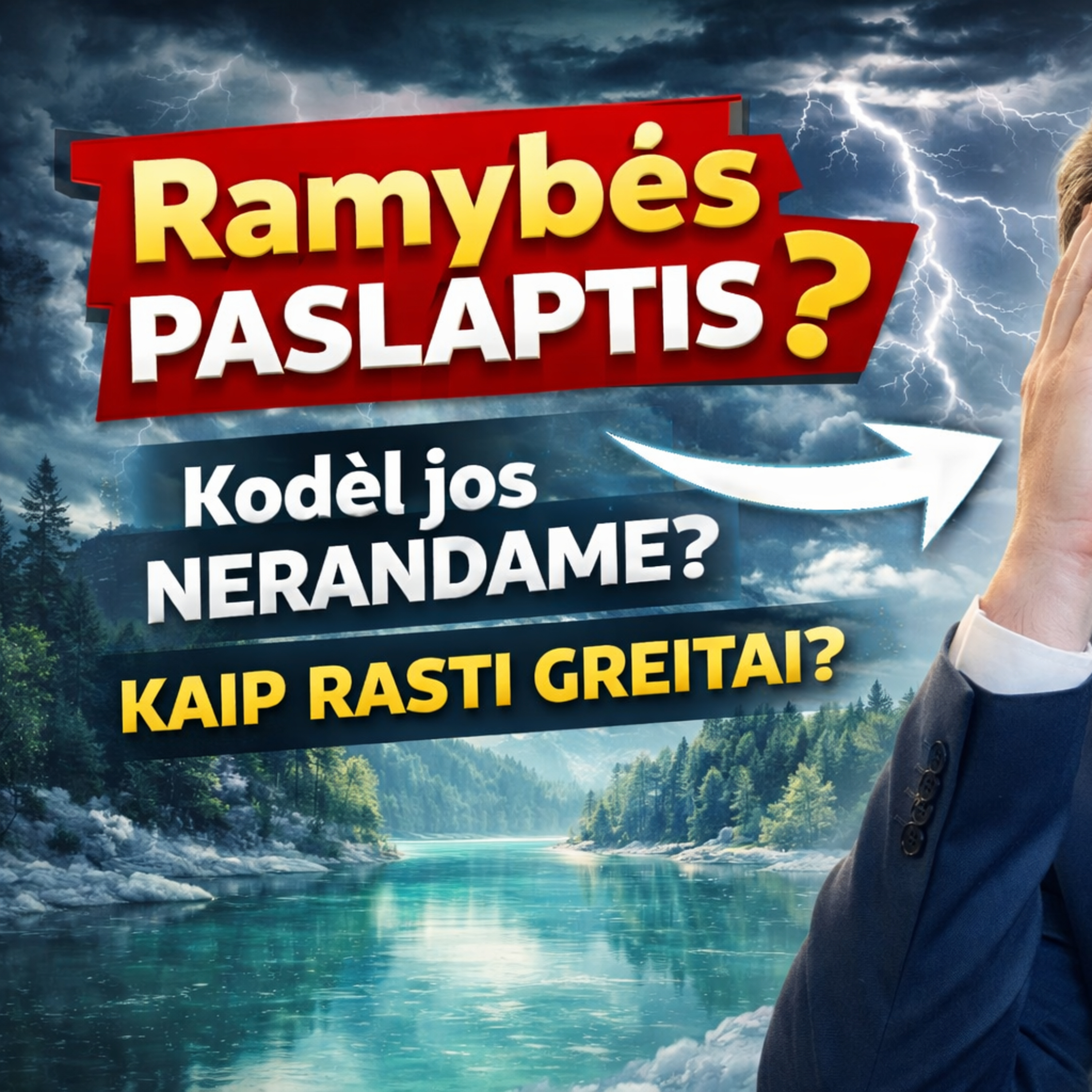 Ramybės paslaptis. Kodėl jos neturime, ir kaip ją rasti greitai?