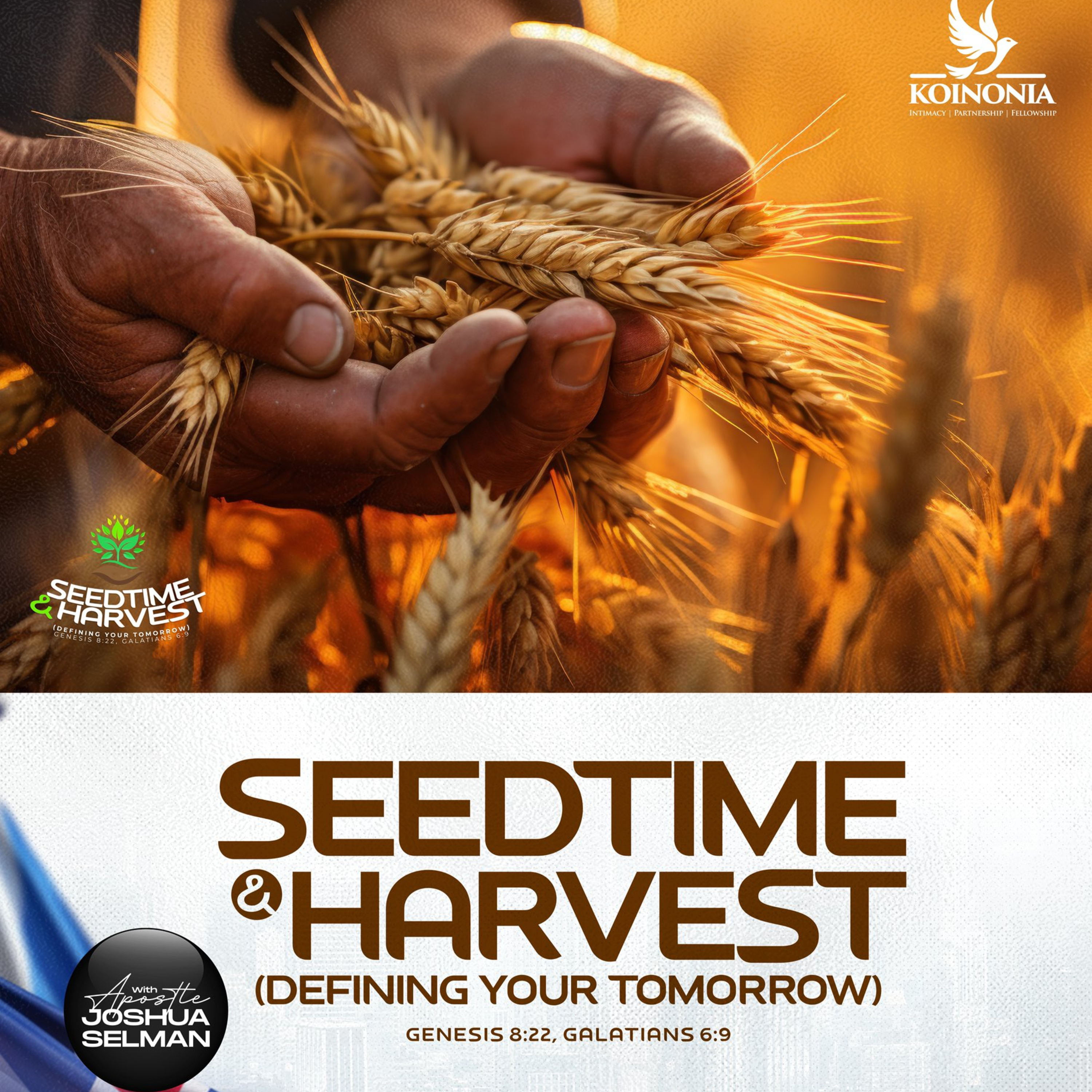 SEEDTIME AND HARVEST (DEFINING YOUR TOMORROW) WITH APOSTLE JOSHUA SELMAN episode artwork