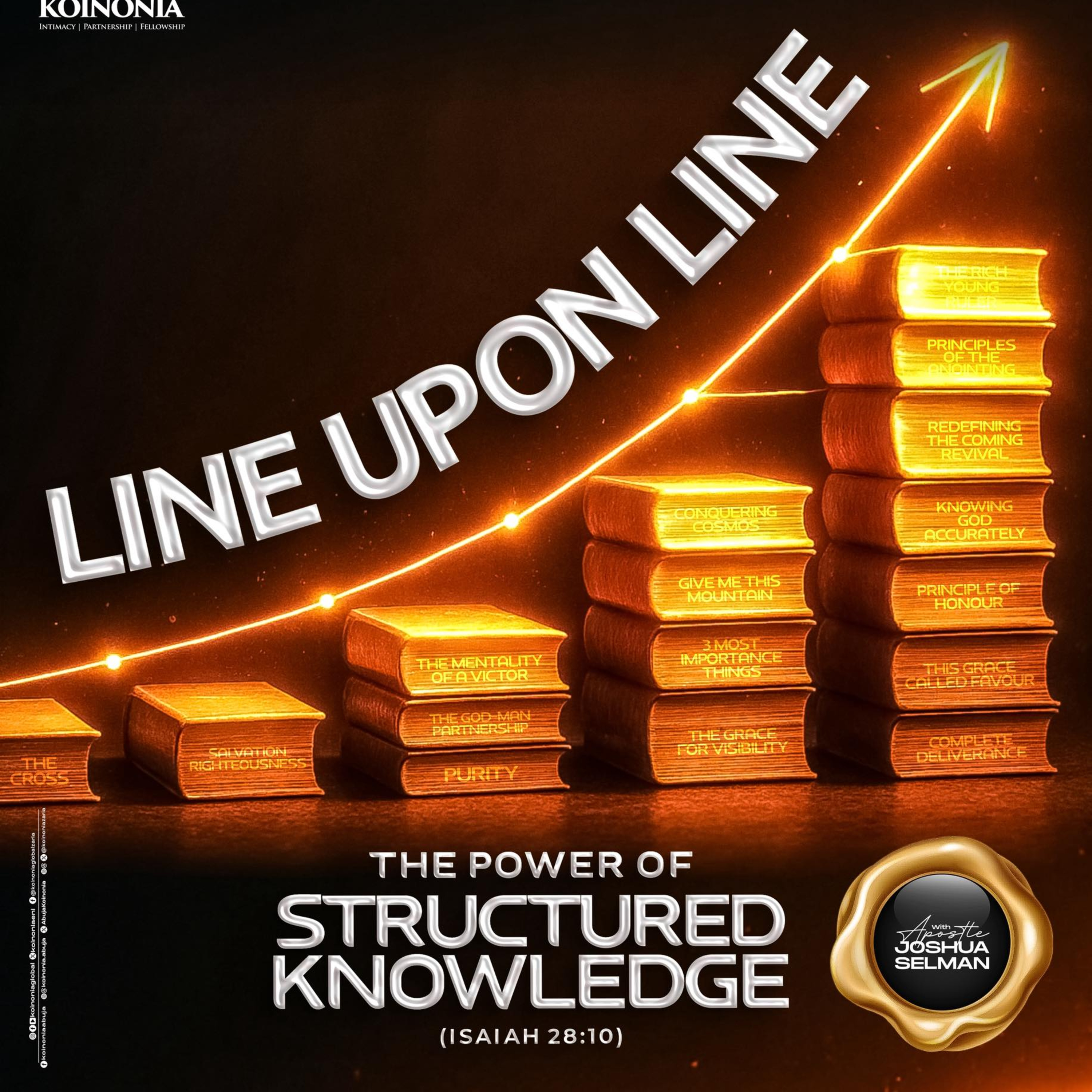 Line upon line (The Power of Structured Knowledge) with Apostle Joshua Selman episode artwork