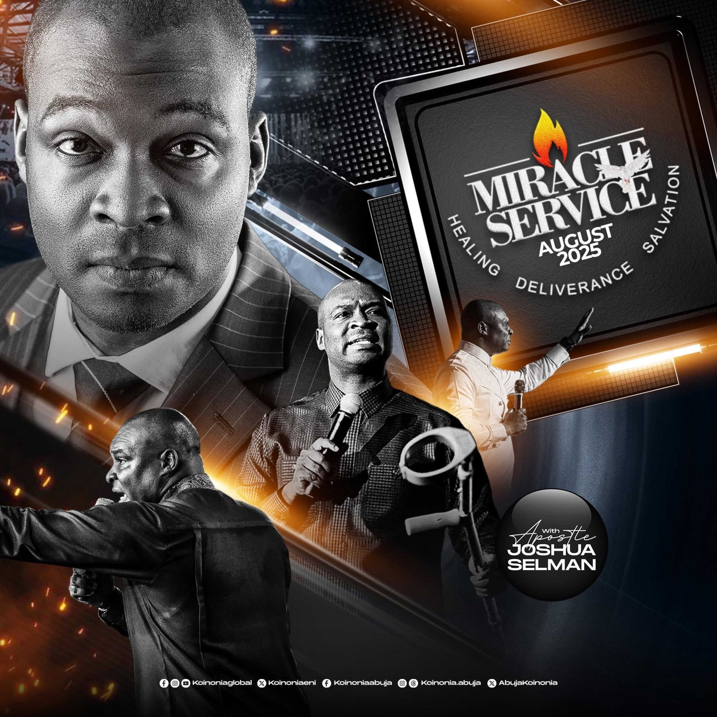 Apostle Joshua Selman – August 2025 Miracle Service (Koinonia Global) episode artwork
