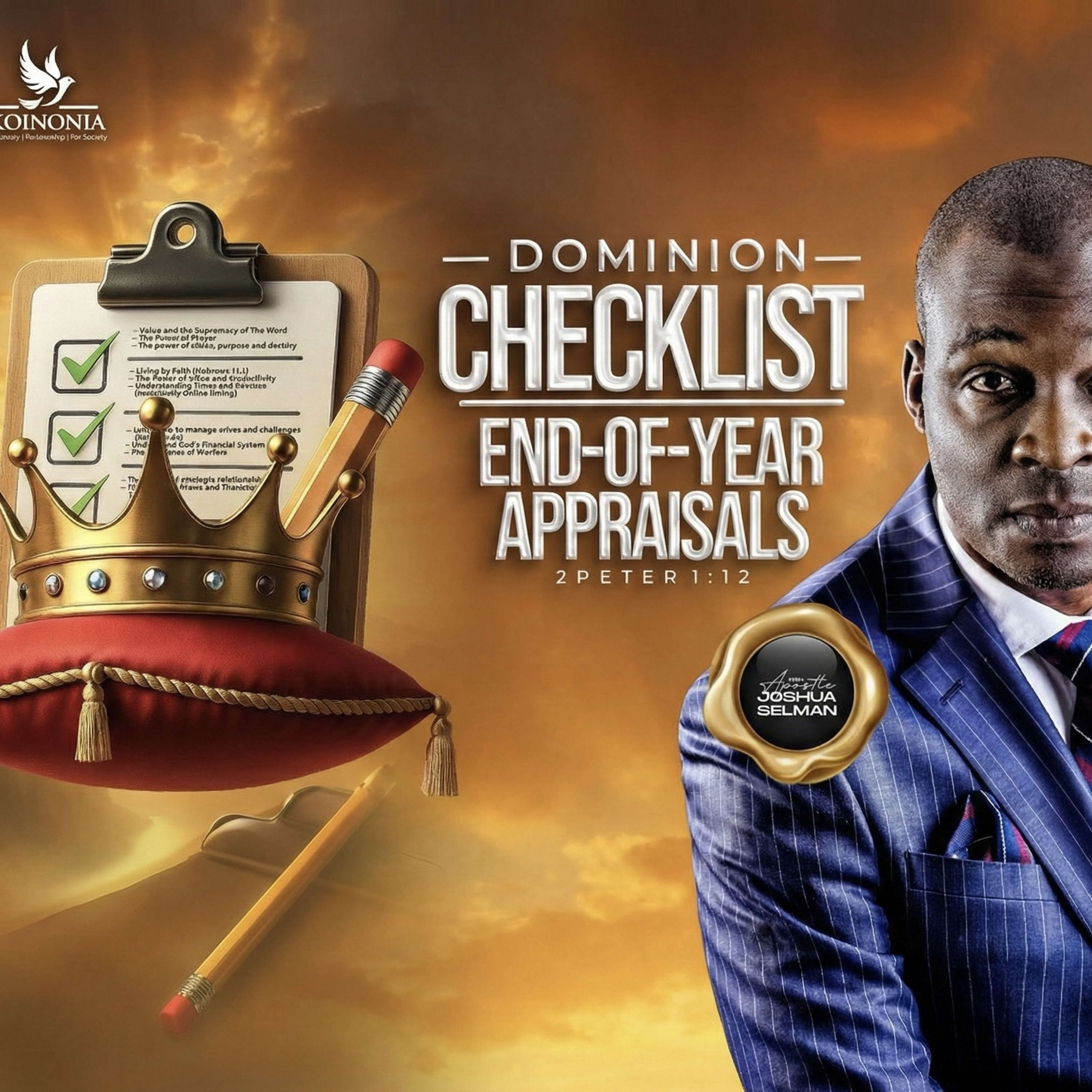 Dominion Checklist (End-of-Year Appraisal) by Apostle Joshua Selman | 14·12·2025 episode artwork