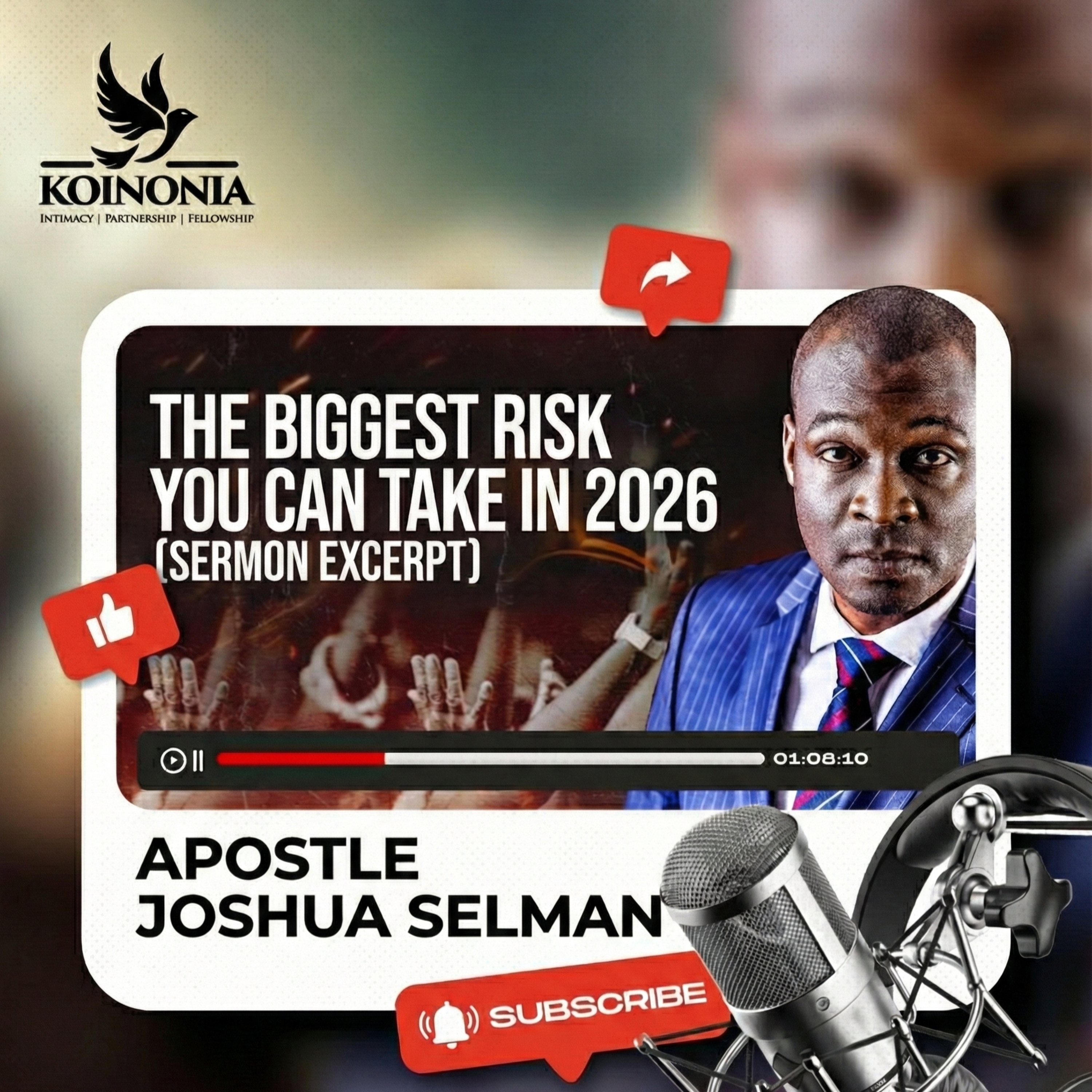 The Biggest Risk You Can Take in 2026 by Apostle Joshua Selman episode artwork