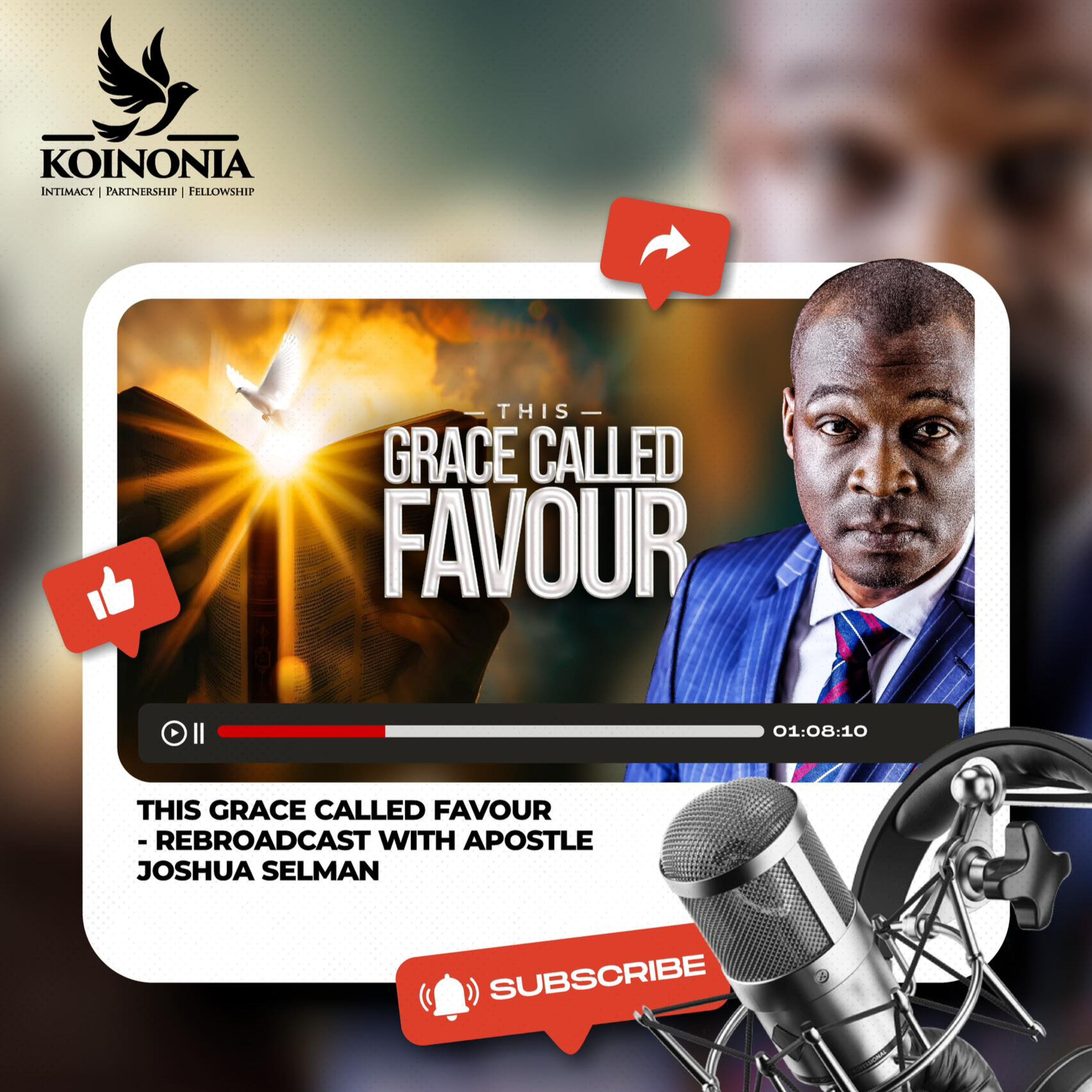 This Grace Called Favour By Apostle Joshua Selman | Koinonia Global episode artwork