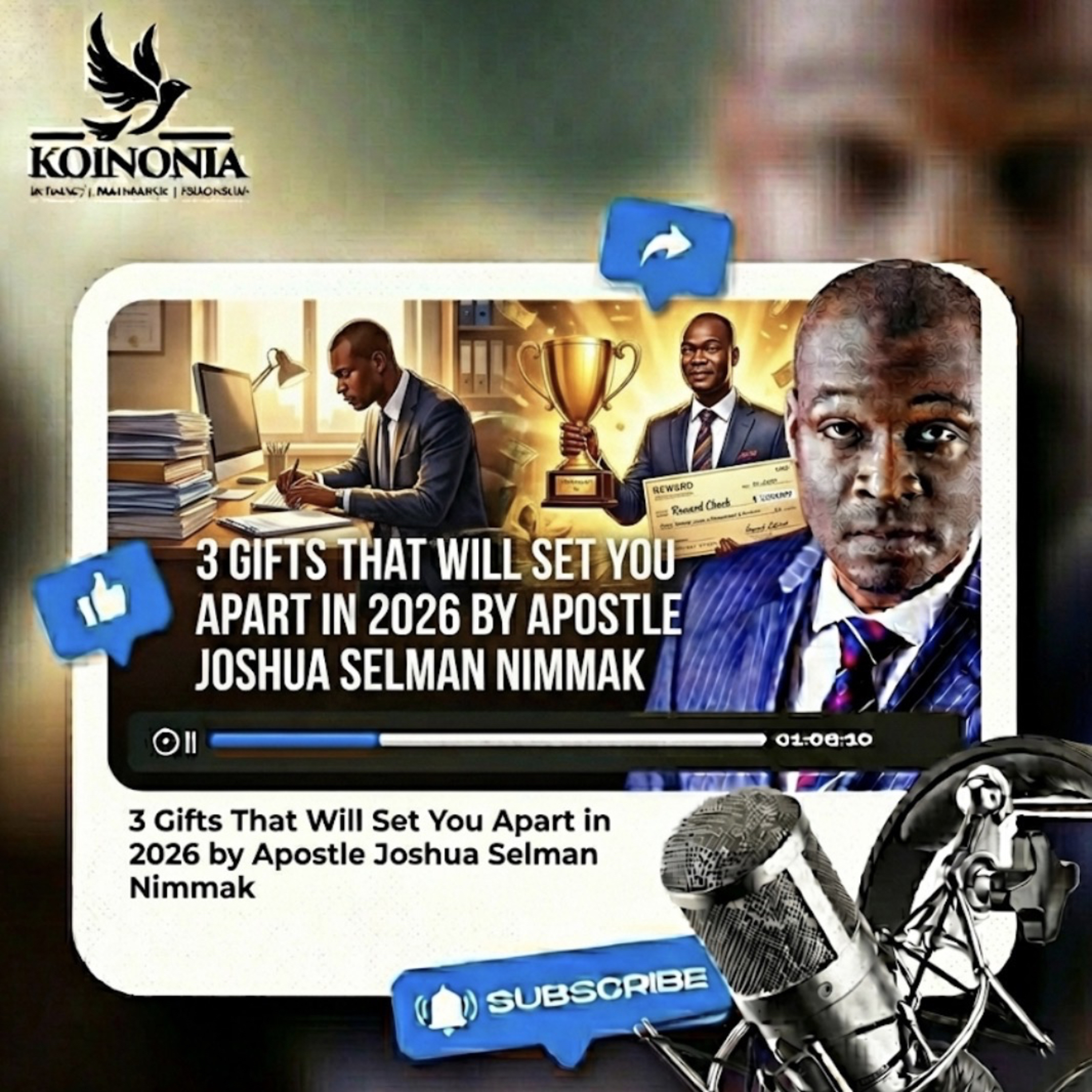 3 Gifts That Will Set You Apart in 2026 by Apostle Joshua Selman Nimmak episode artwork