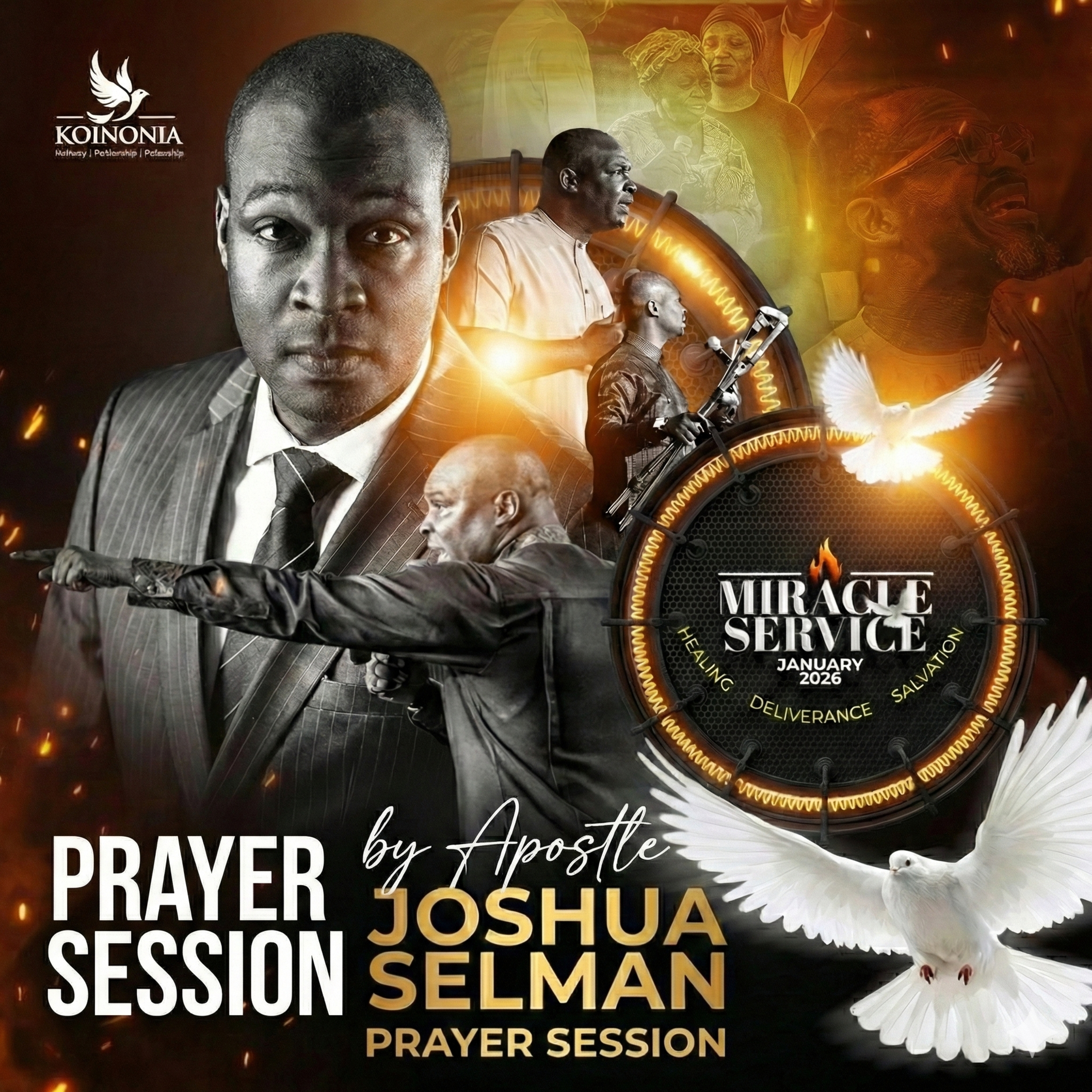 Powerful Prayer Session with Apostle Joshua Selman (January 2026 Miracle Service, Koinonia Abuja) episode artwork