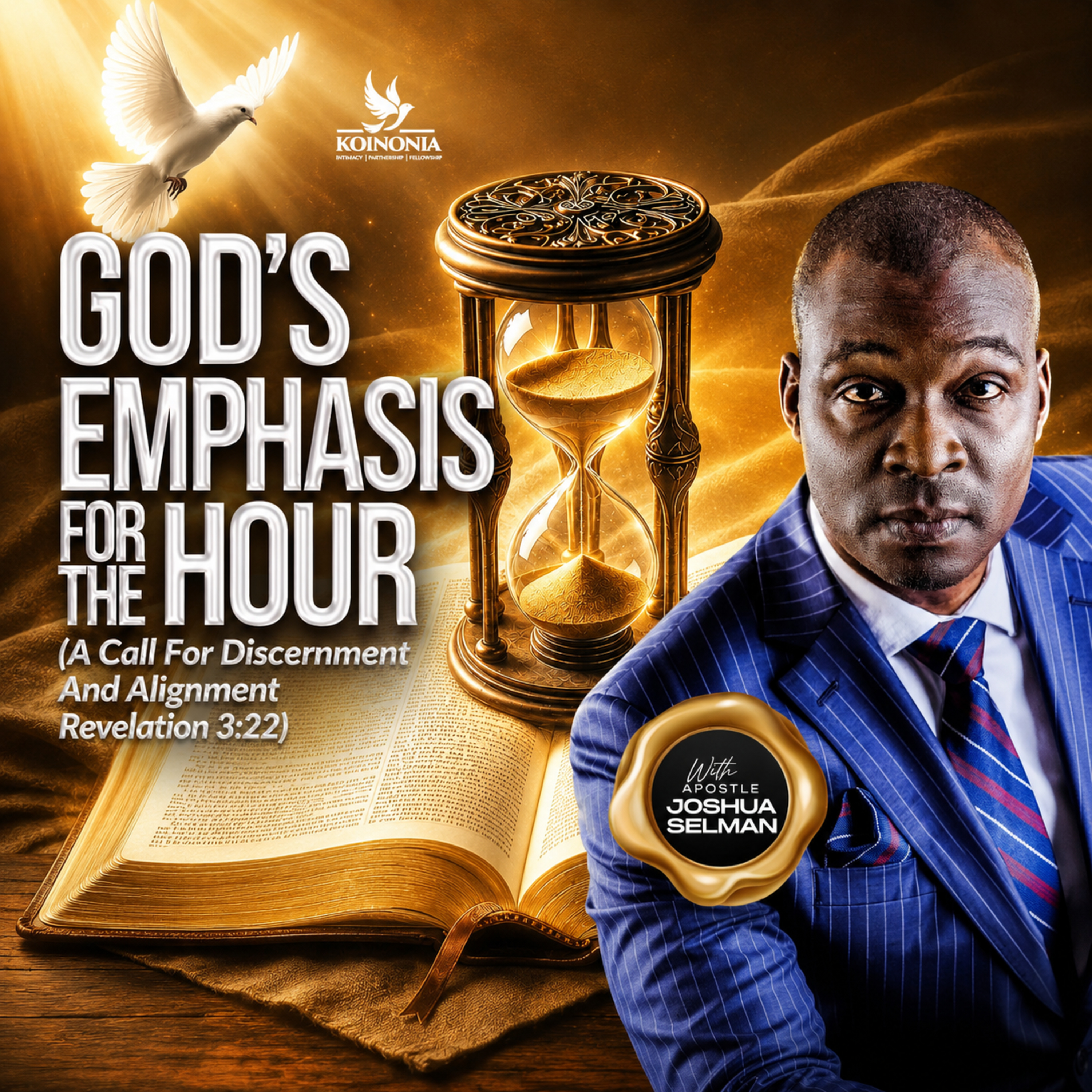 God's Emphasis for the Hour (A Call for Discernment and Alignment) by Apostle Joshua Selman (Koinonia Global) episode artwork