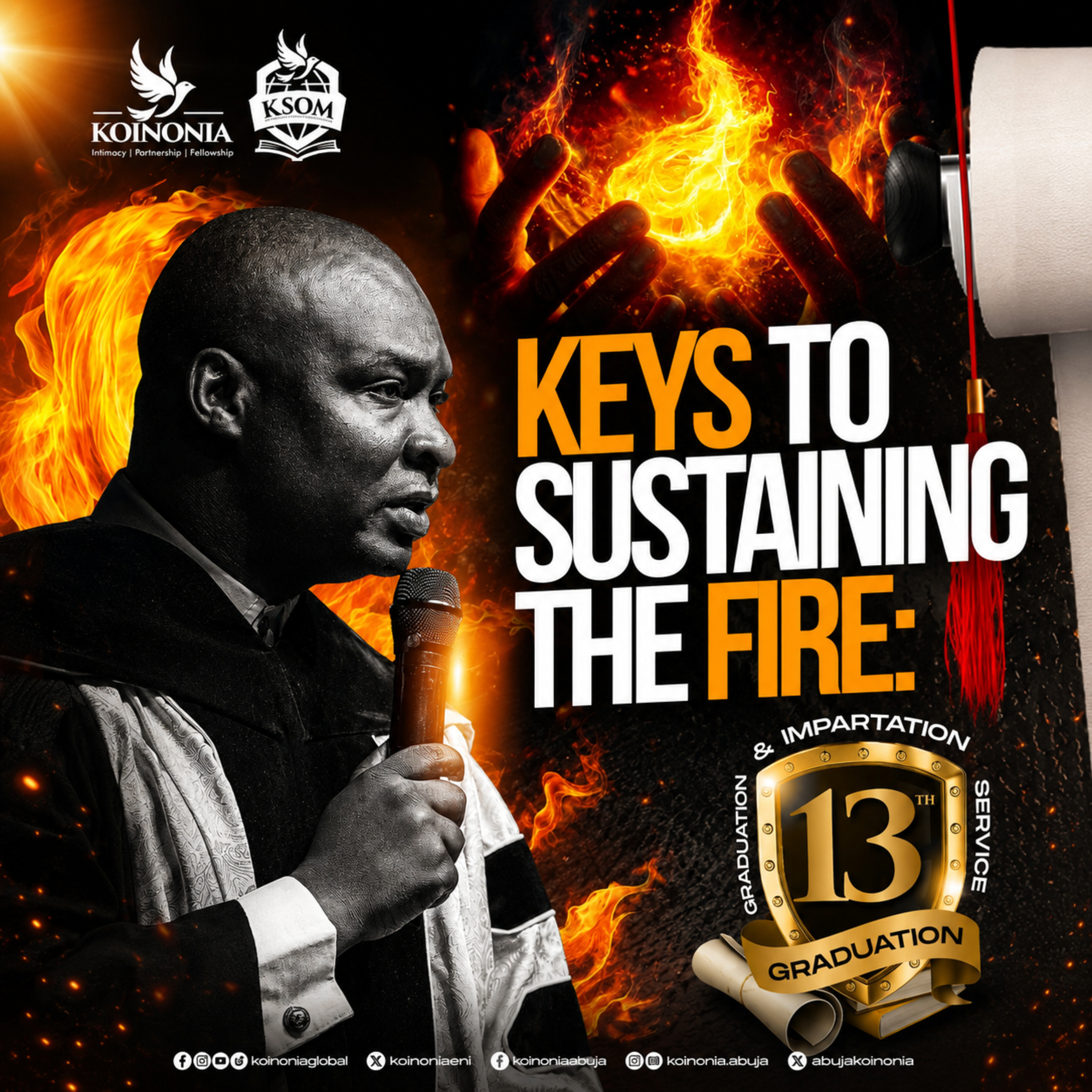 Sustaining the Fire by Apostle Joshua Selman (KSOM 2026 Graduation and Impartation Service, Abuja) episode artwork